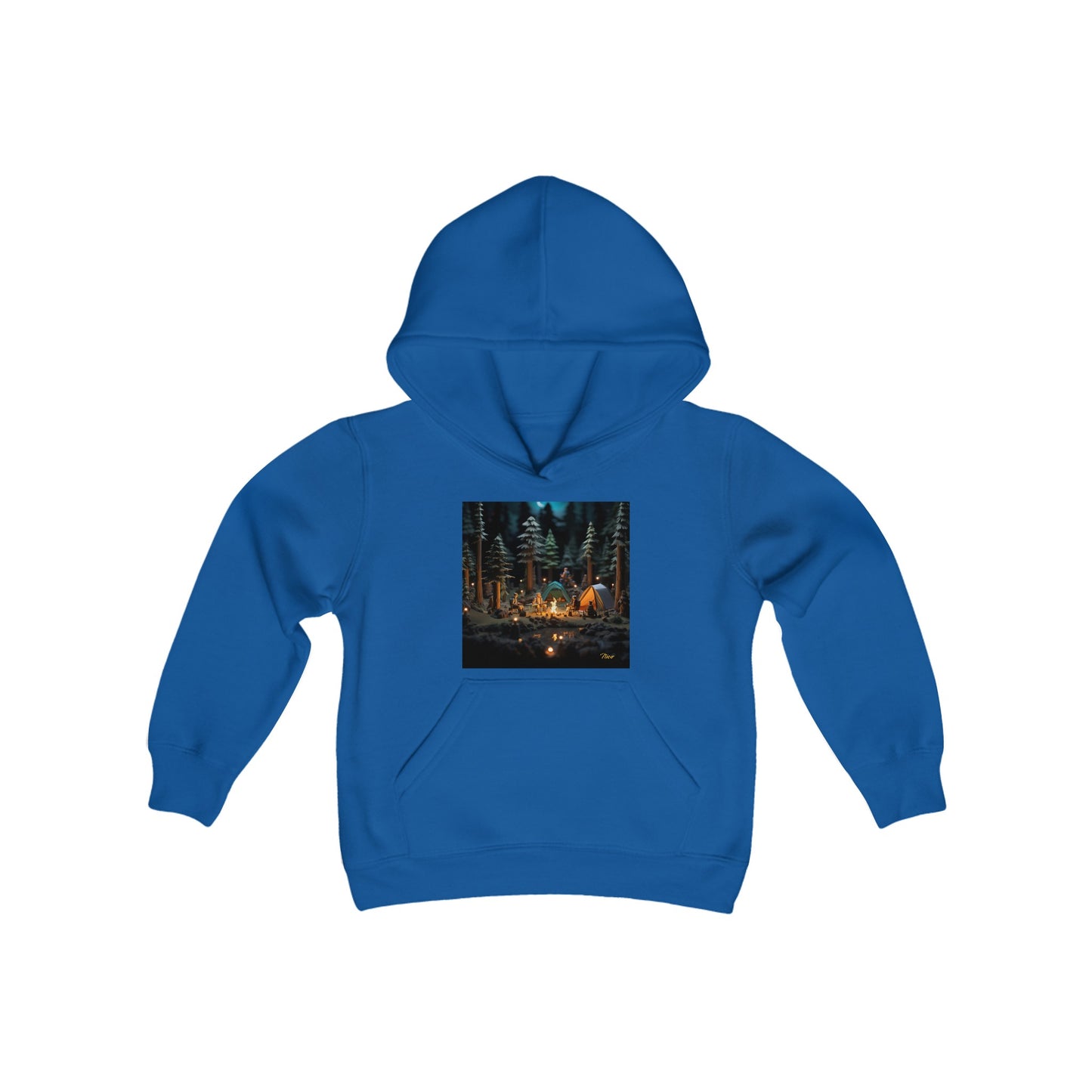 Under The Starry Skies Series Print #3 Youth Heavy Blend Hooded Sweatshirt