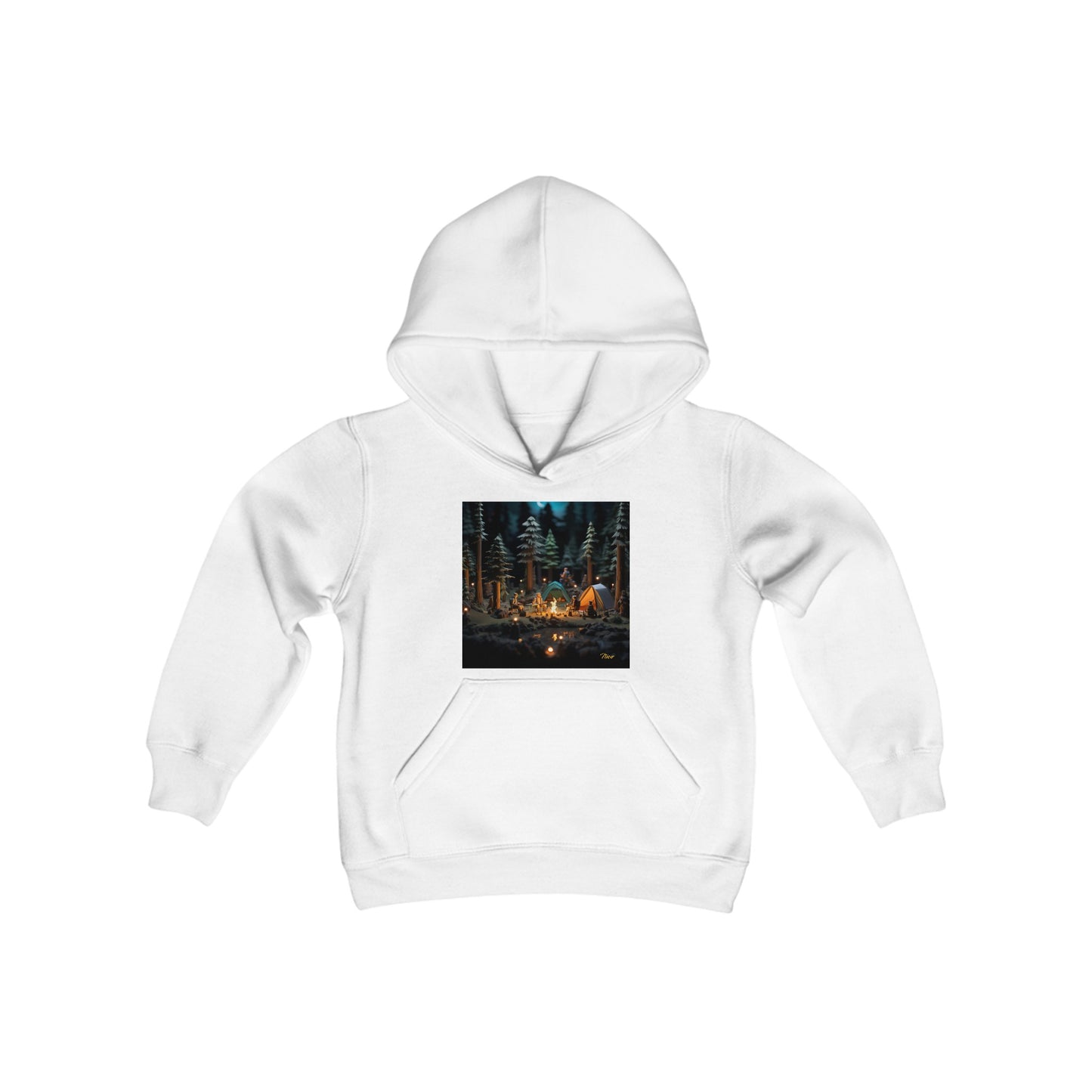 Under The Starry Skies Series Print #3 Youth Heavy Blend Hooded Sweatshirt