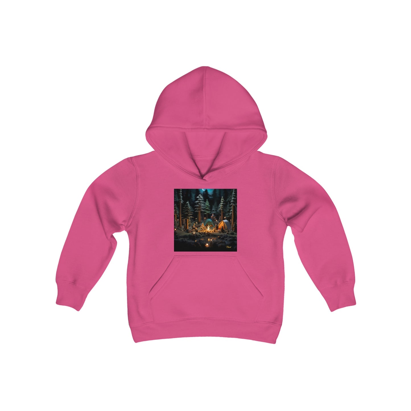 Under The Starry Skies Series Print #3 Youth Heavy Blend Hooded Sweatshirt