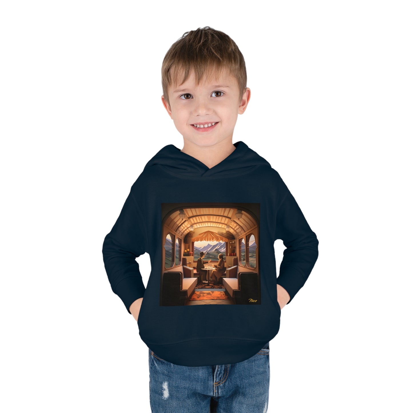 Orient Express Series Print #10 Toddler Pullover Fleece Hoodie