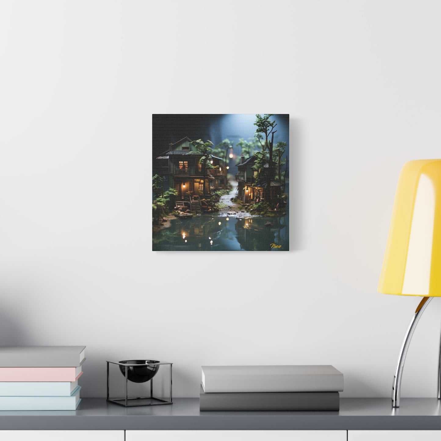 Born On A Bayou Print #3 - Streached Matte Canvas Print, 1.25" Thick