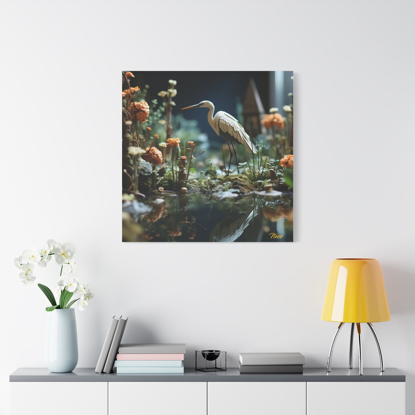 Born On A Bayou Print #1 - Streached Matte Canvas Print, 1.25" Thick