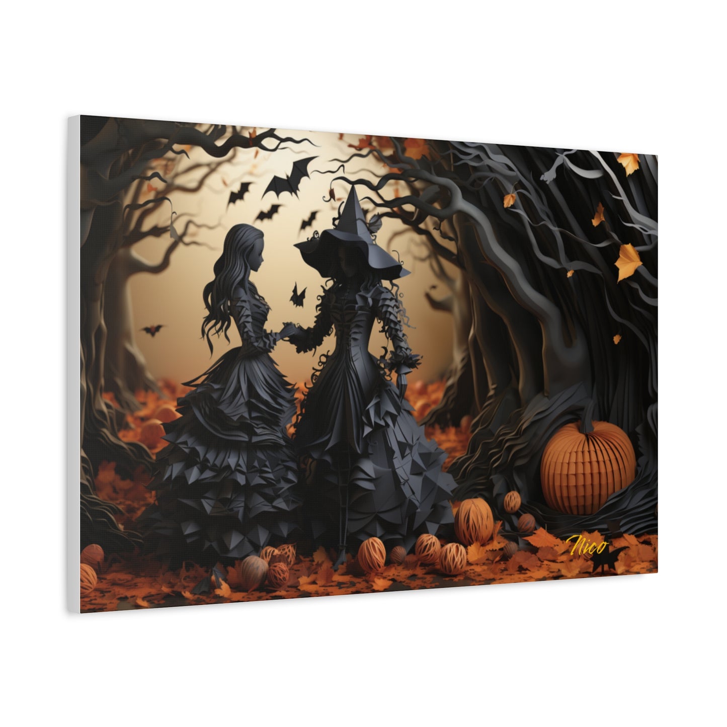 Halloween 2023 Series Print #9 - Streched Matte Canvas Print, 1.25" Thick