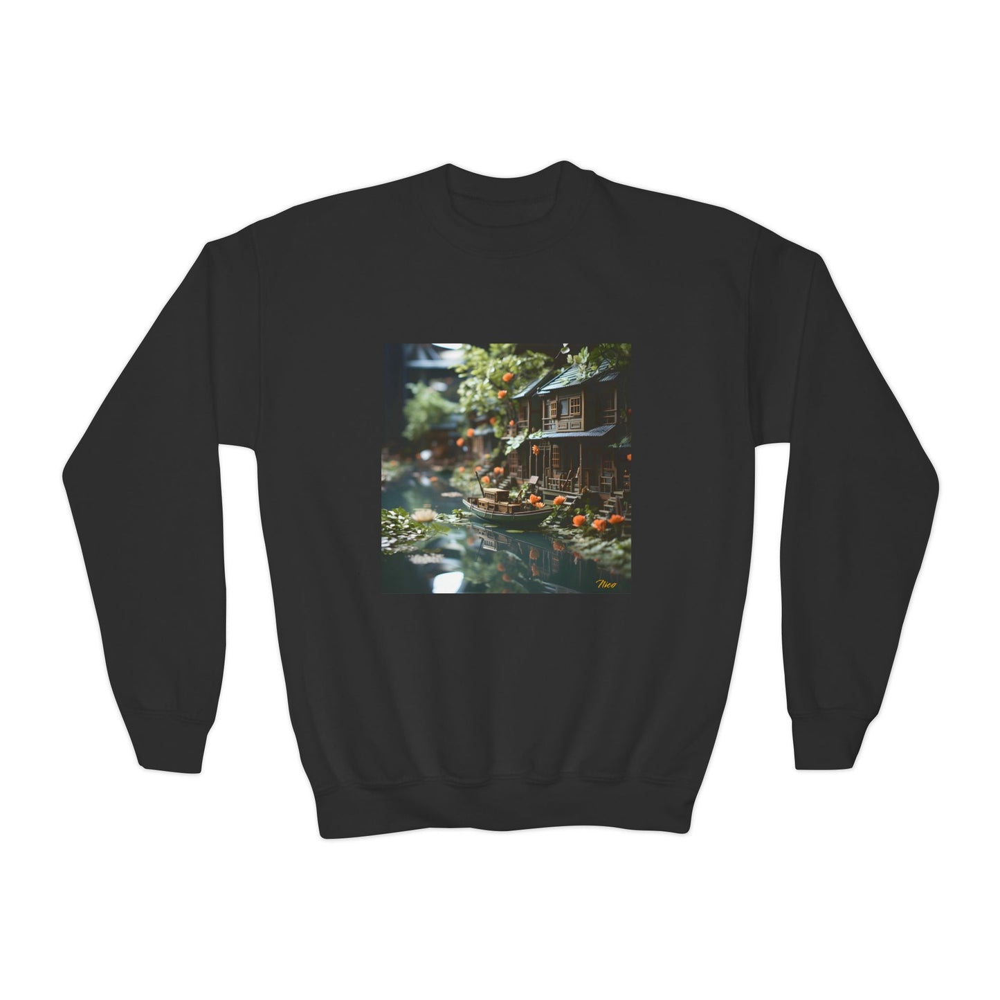 Born On A Bayou Series Print #9 Youth Crewneck Sweatshirt