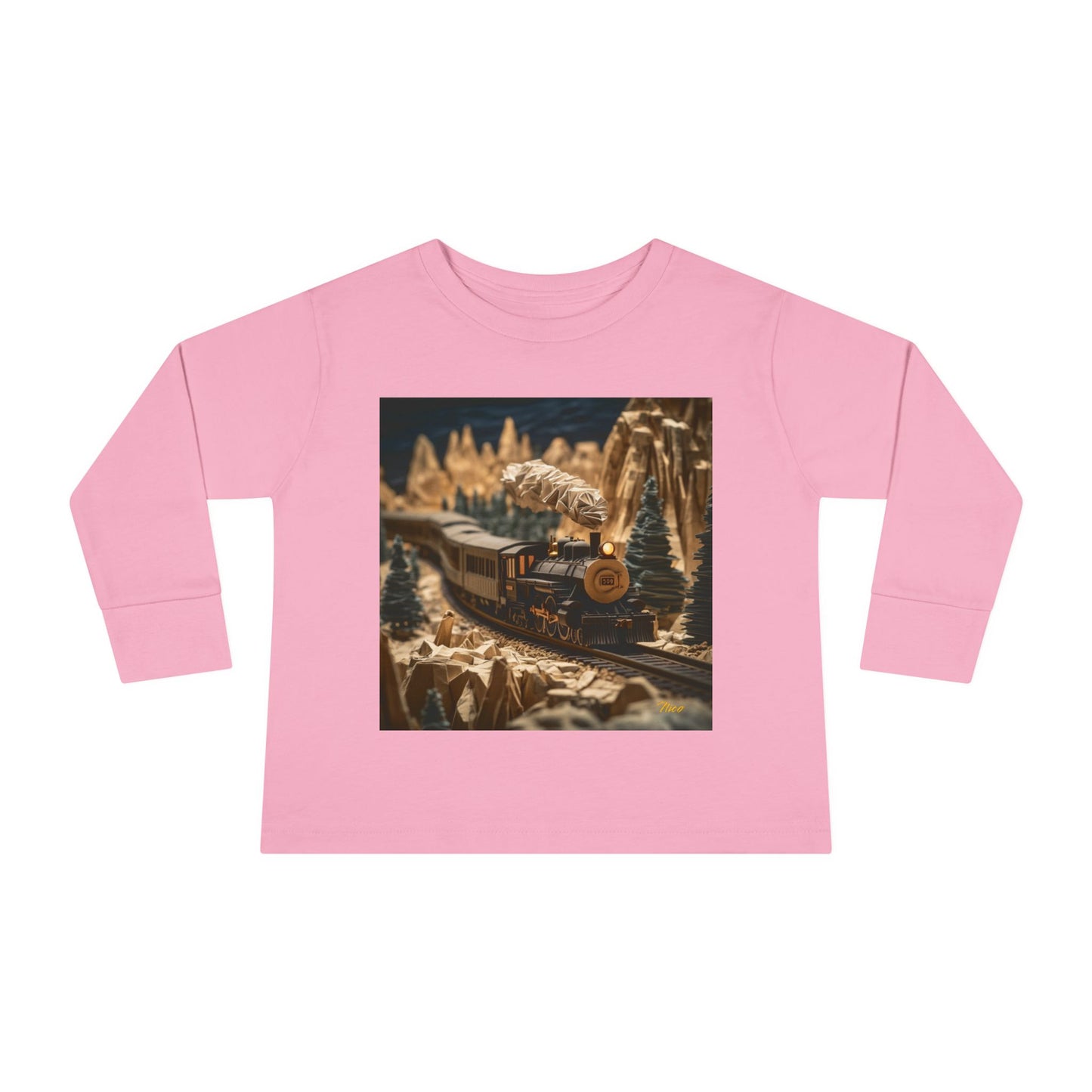 Orient Express Series Print #1 Toddler Long Sleeve Tee