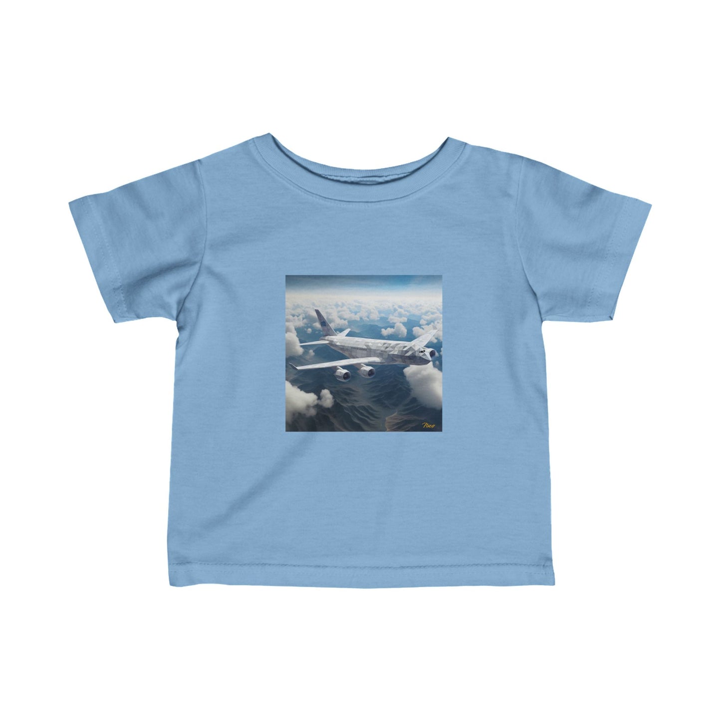 Frequent Flyer Miles Series Print #7 Infant Fine Jersey Tee