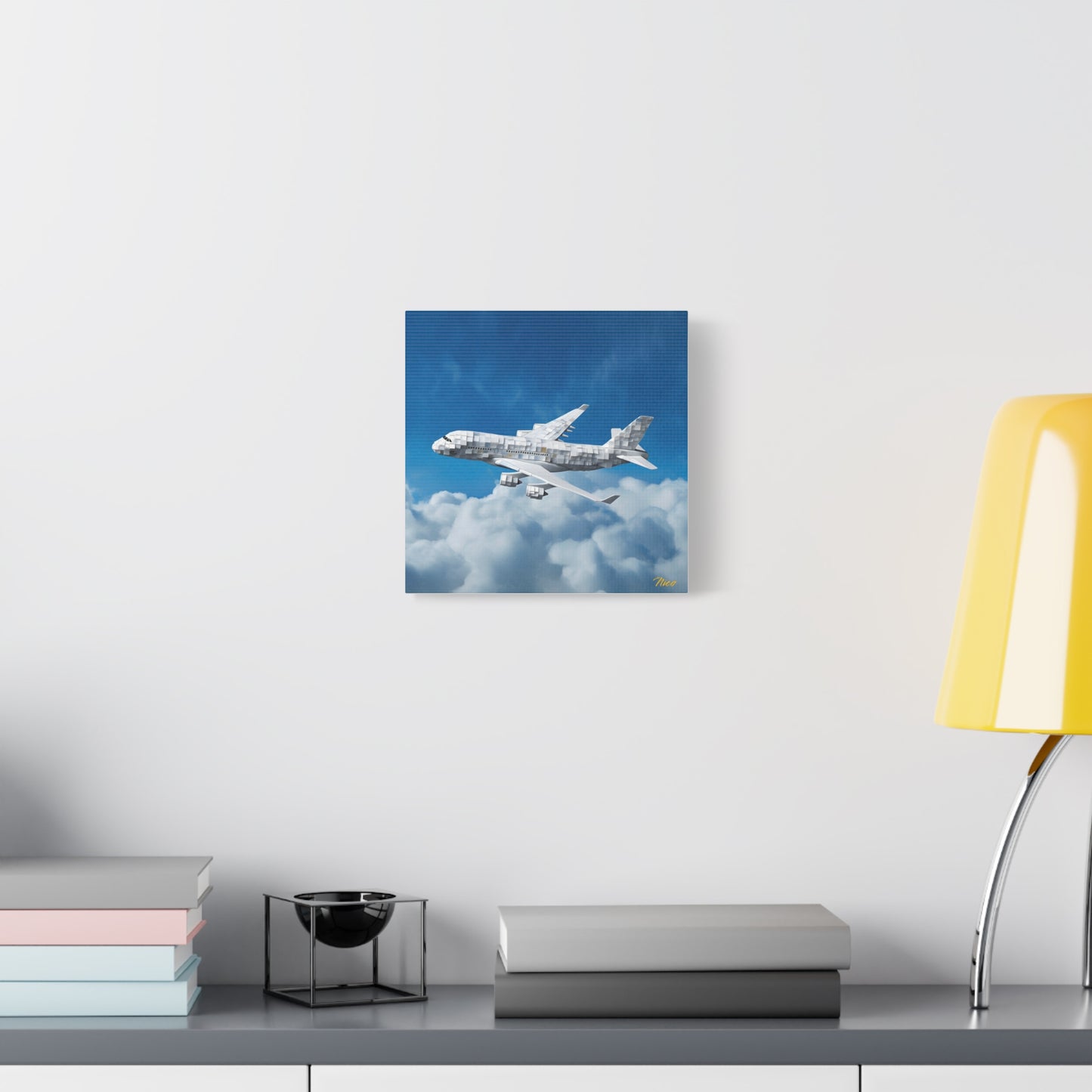 Frequent Flyer Miles Series Print #5 - Streched Matte Canvas Print, 1.25" Thick