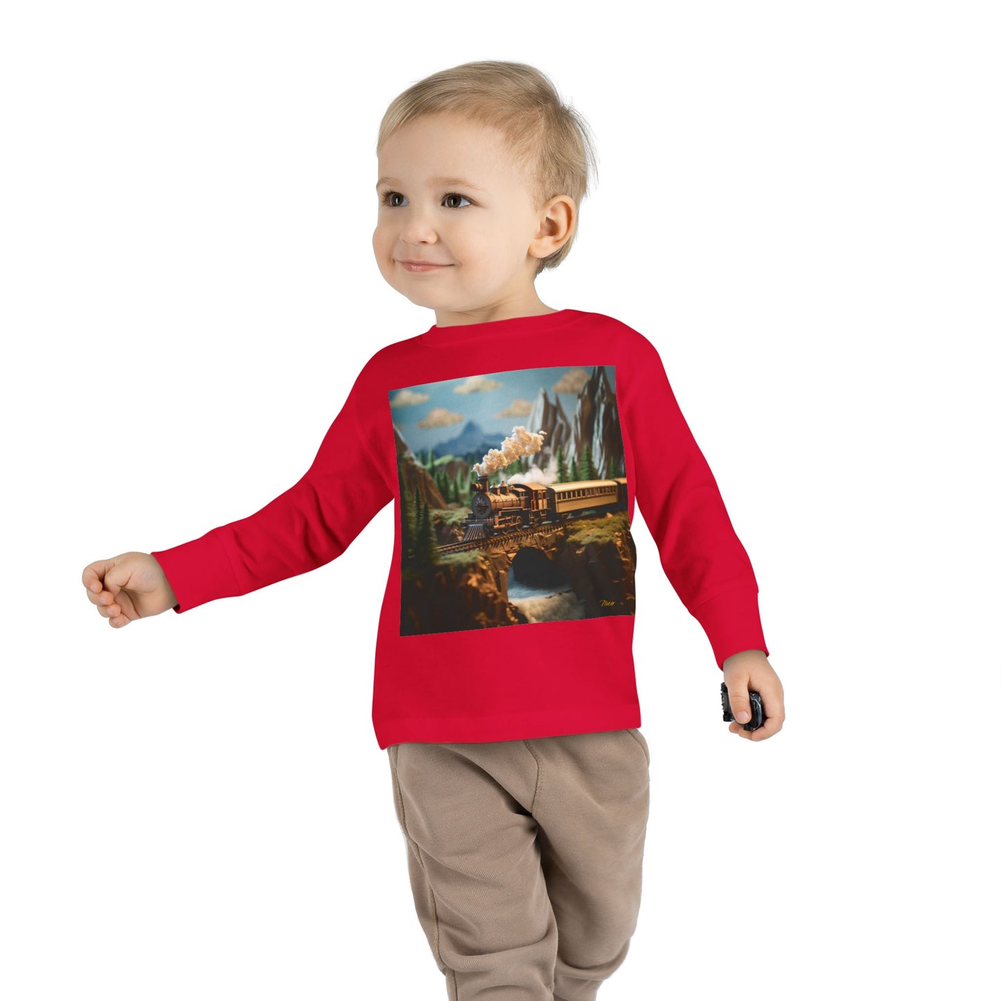 Orient Express Series Print #5 Toddler Long Sleeve Tee