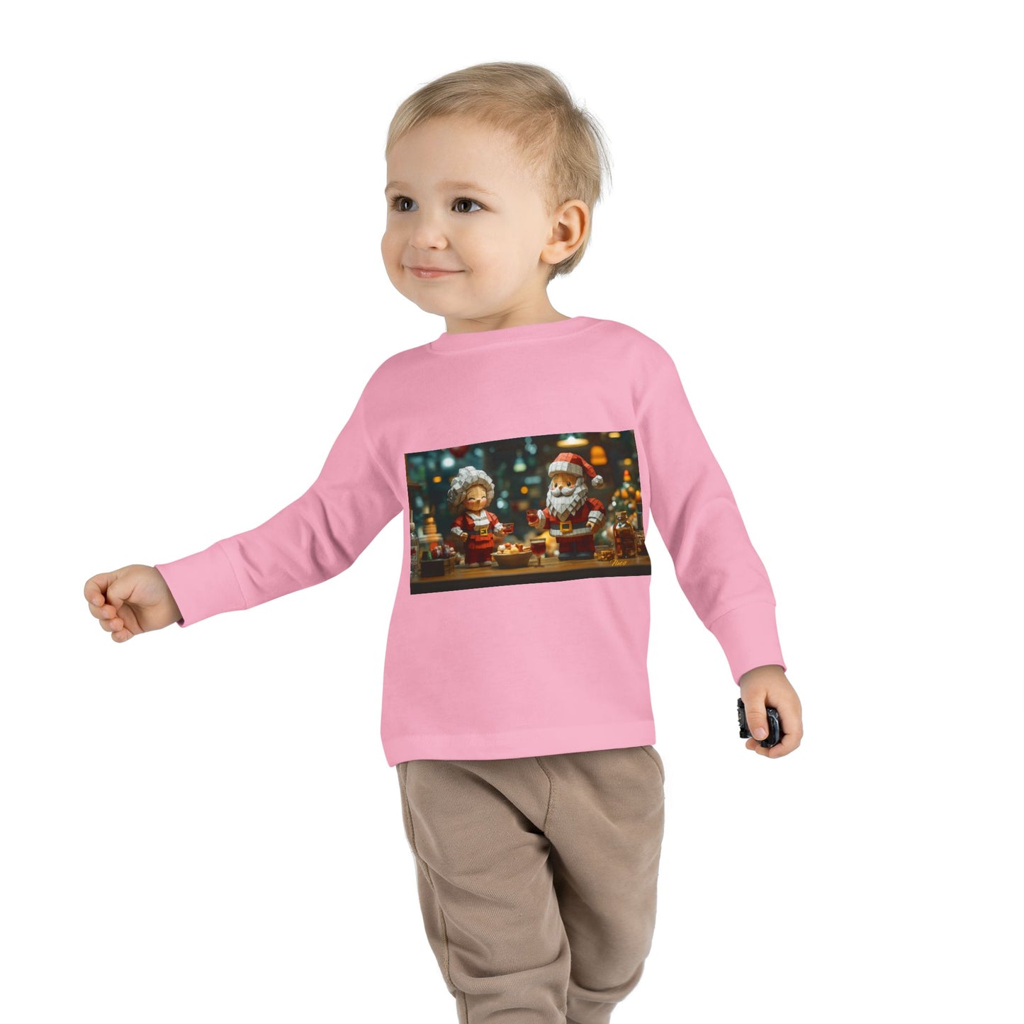 Chirstmas 2024 Series Print #2 Toddler Long Sleeve Tee