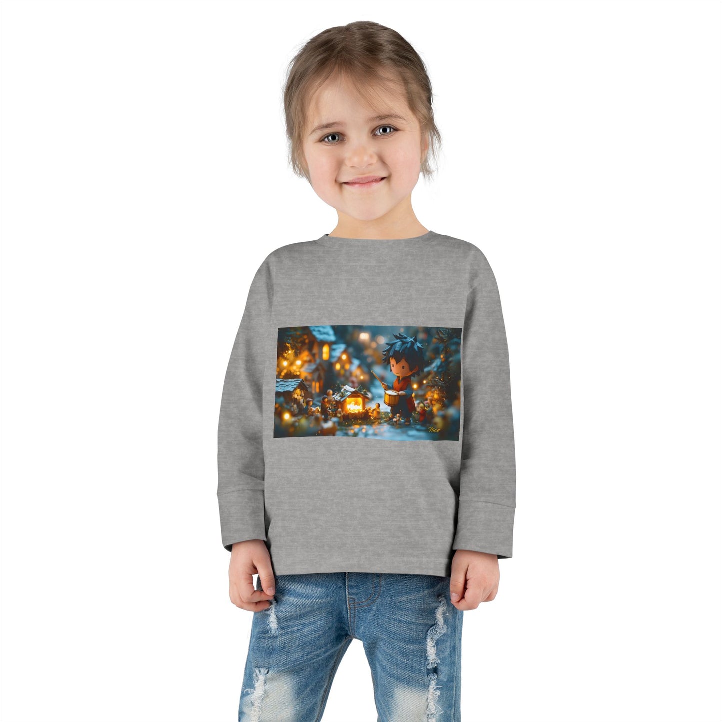 Chirstmas 2024 Series Print #8 Toddler Long Sleeve Tee