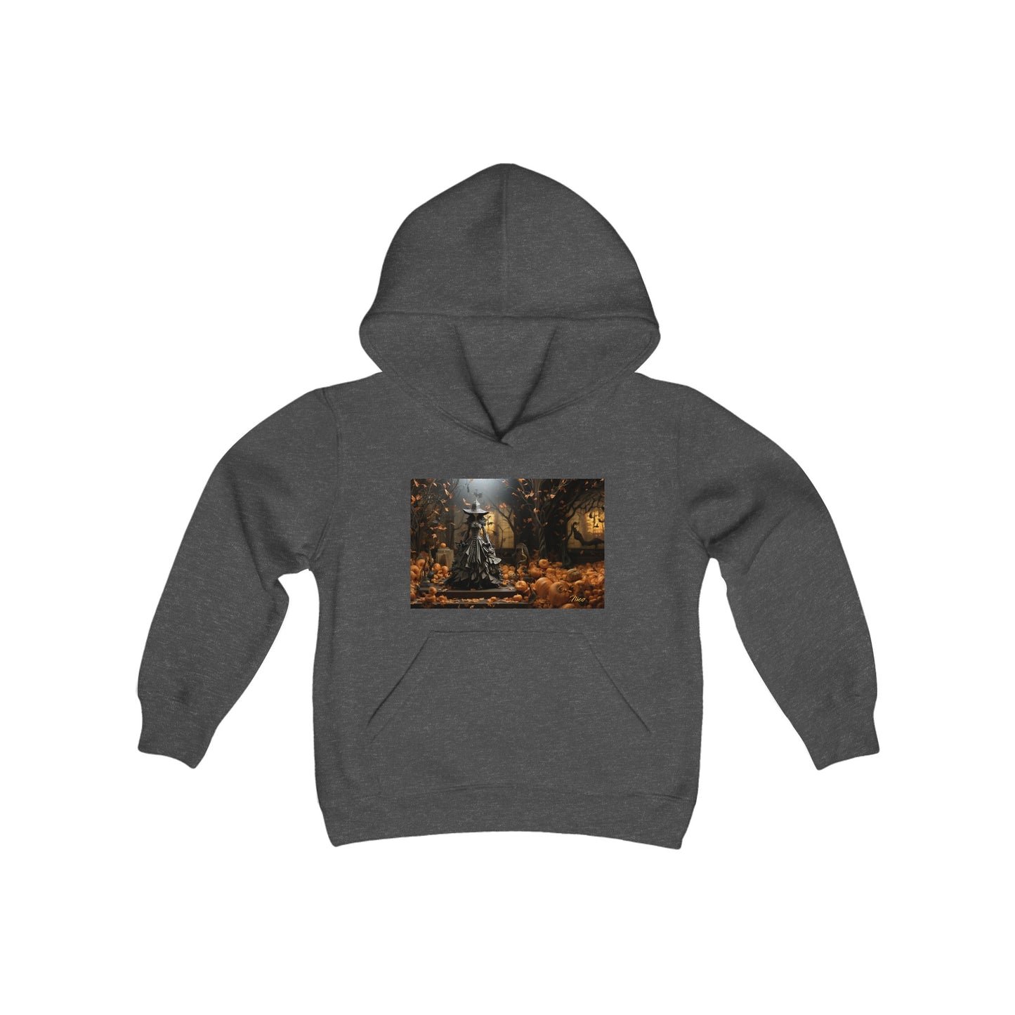 Halloween 2024 Series Print #10 Youth Heavy Blend Hooded Sweatshirt