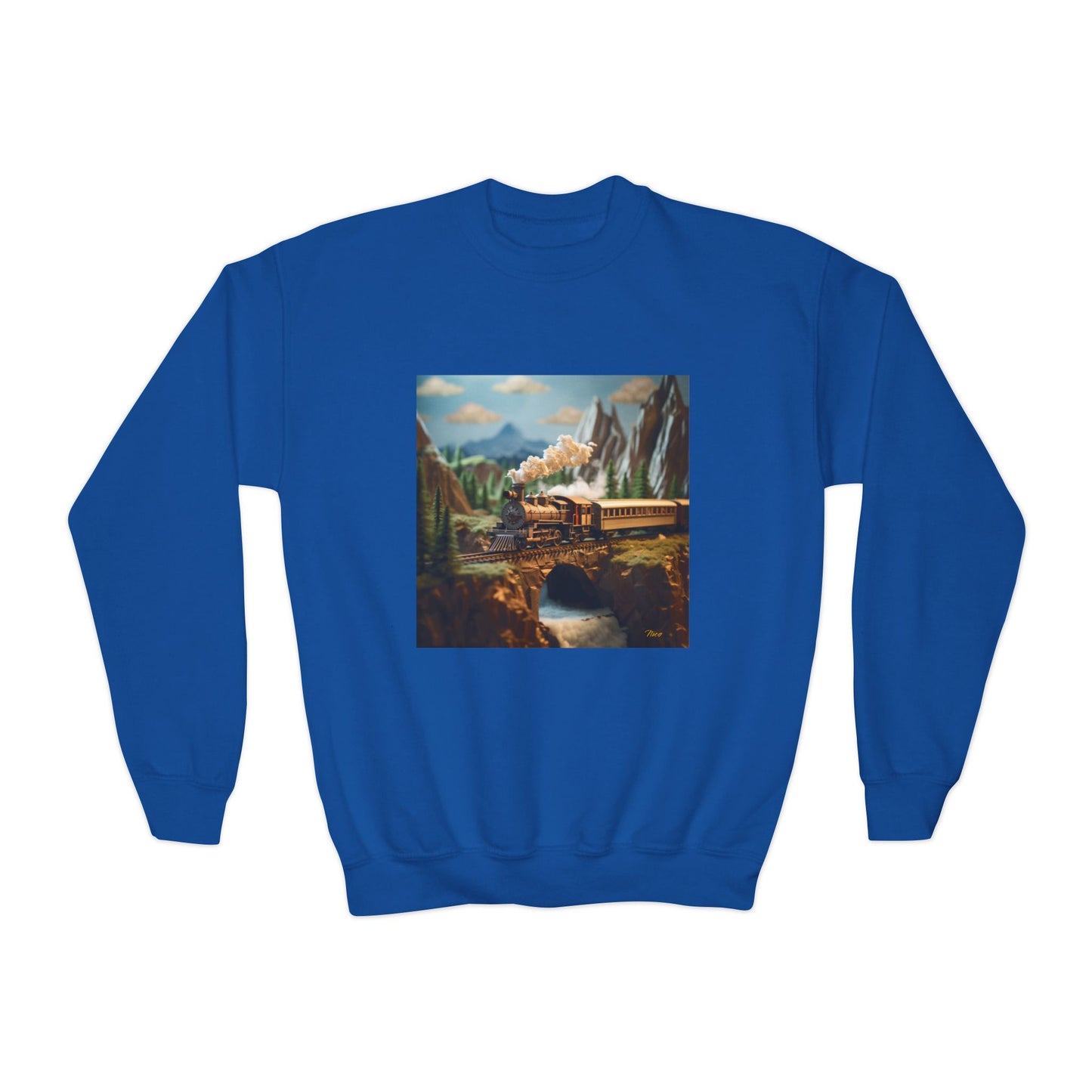 Orient Express Series Print #5 Youth Crewneck Sweatshirt