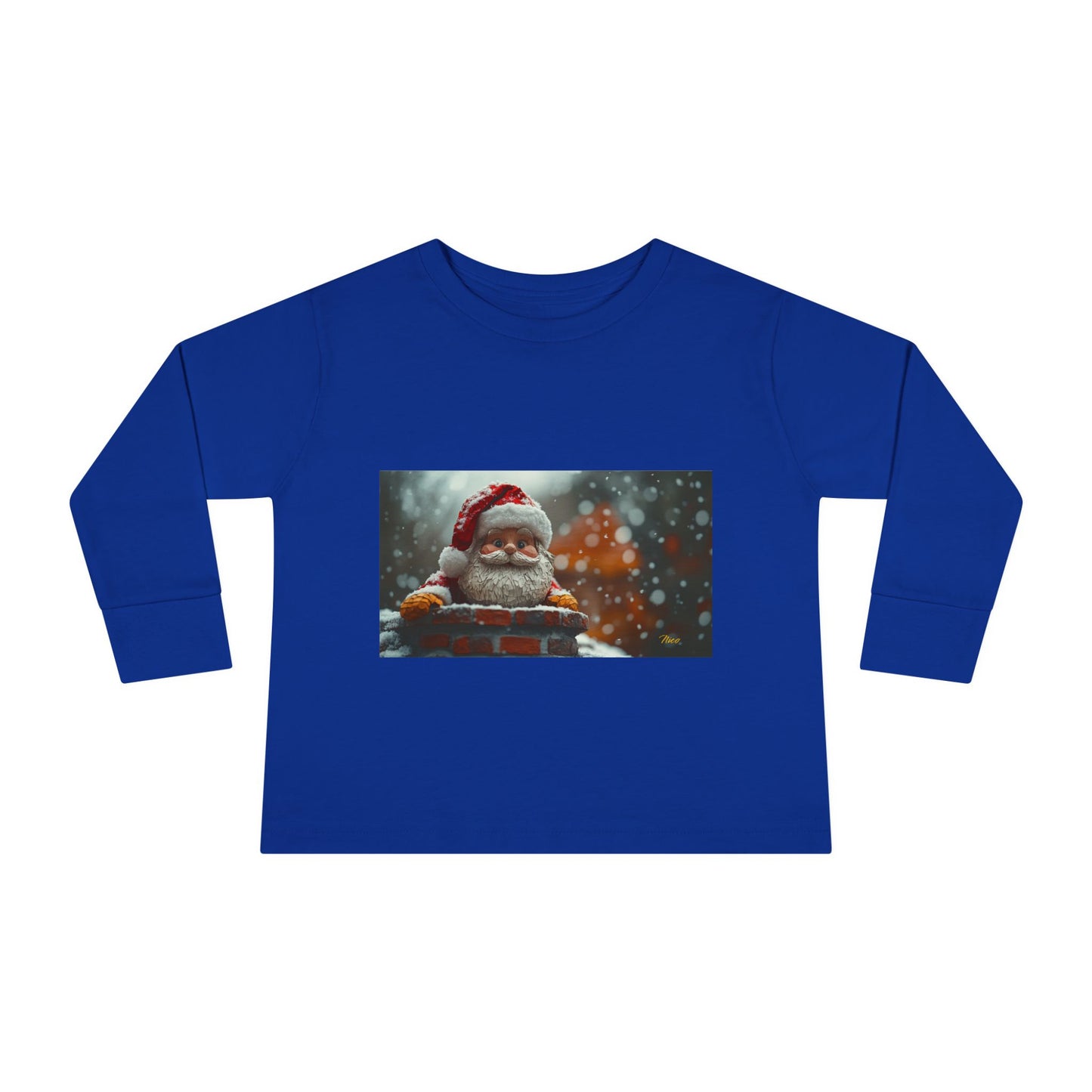 Chirstmas 2024 Series Print #6 Toddler Long Sleeve Tee