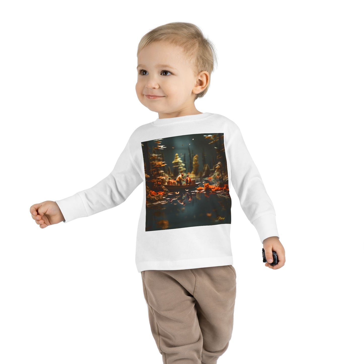 Born On A Bayou Series Print #10 Toddler Long Sleeve Tee