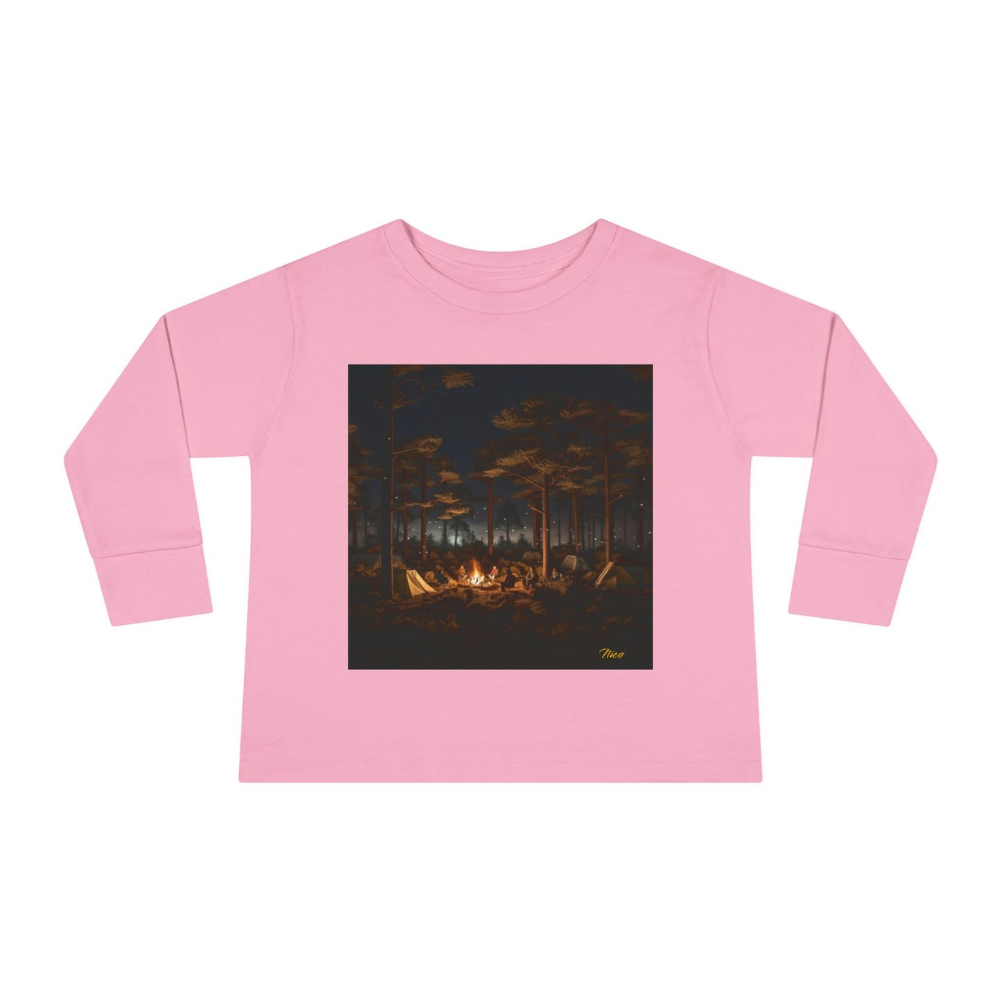 Under The Starry Skies Series Print #9 Toddler Long Sleeve Tee