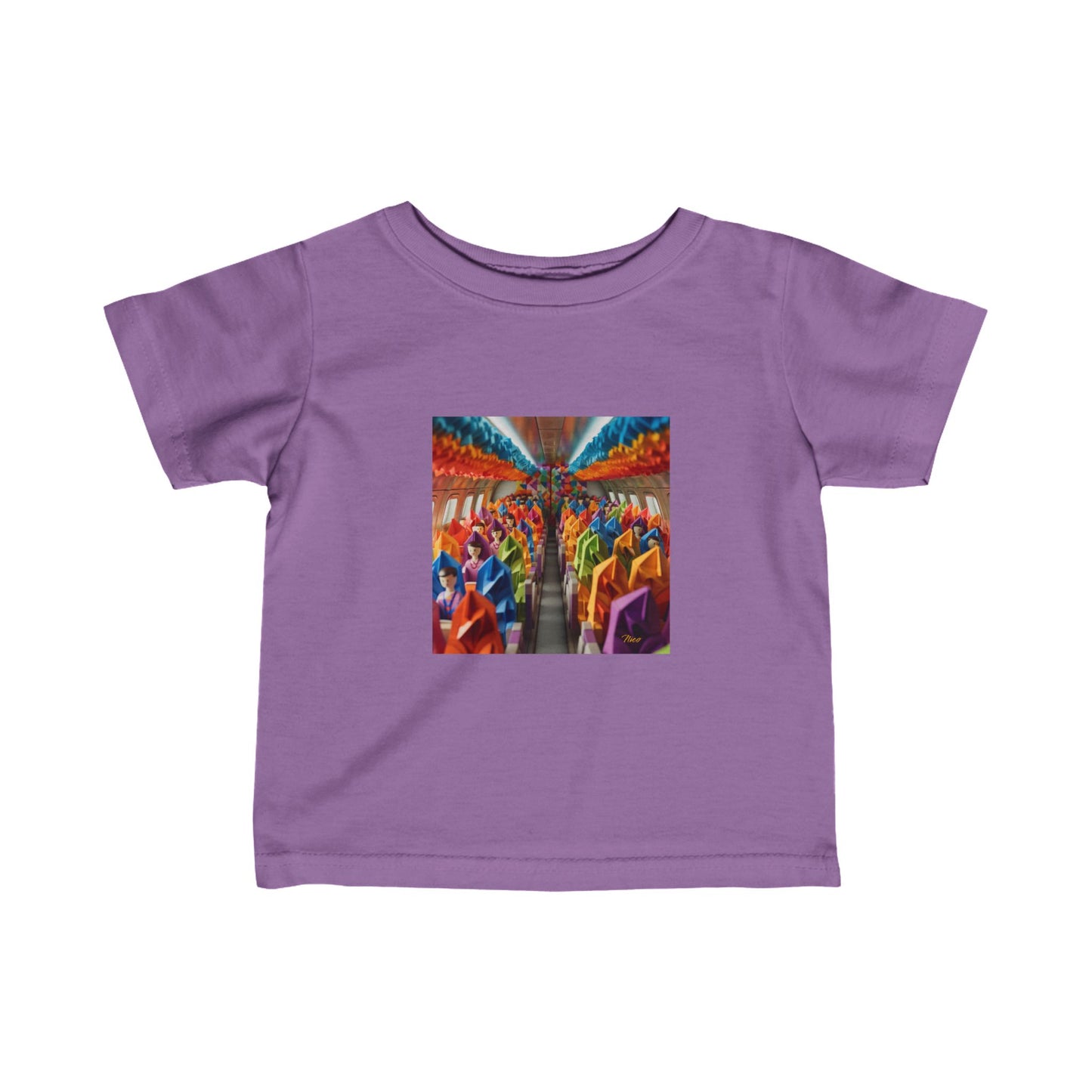 Frequent Flyer Miles Series Print #8 Infant Fine Jersey Tee