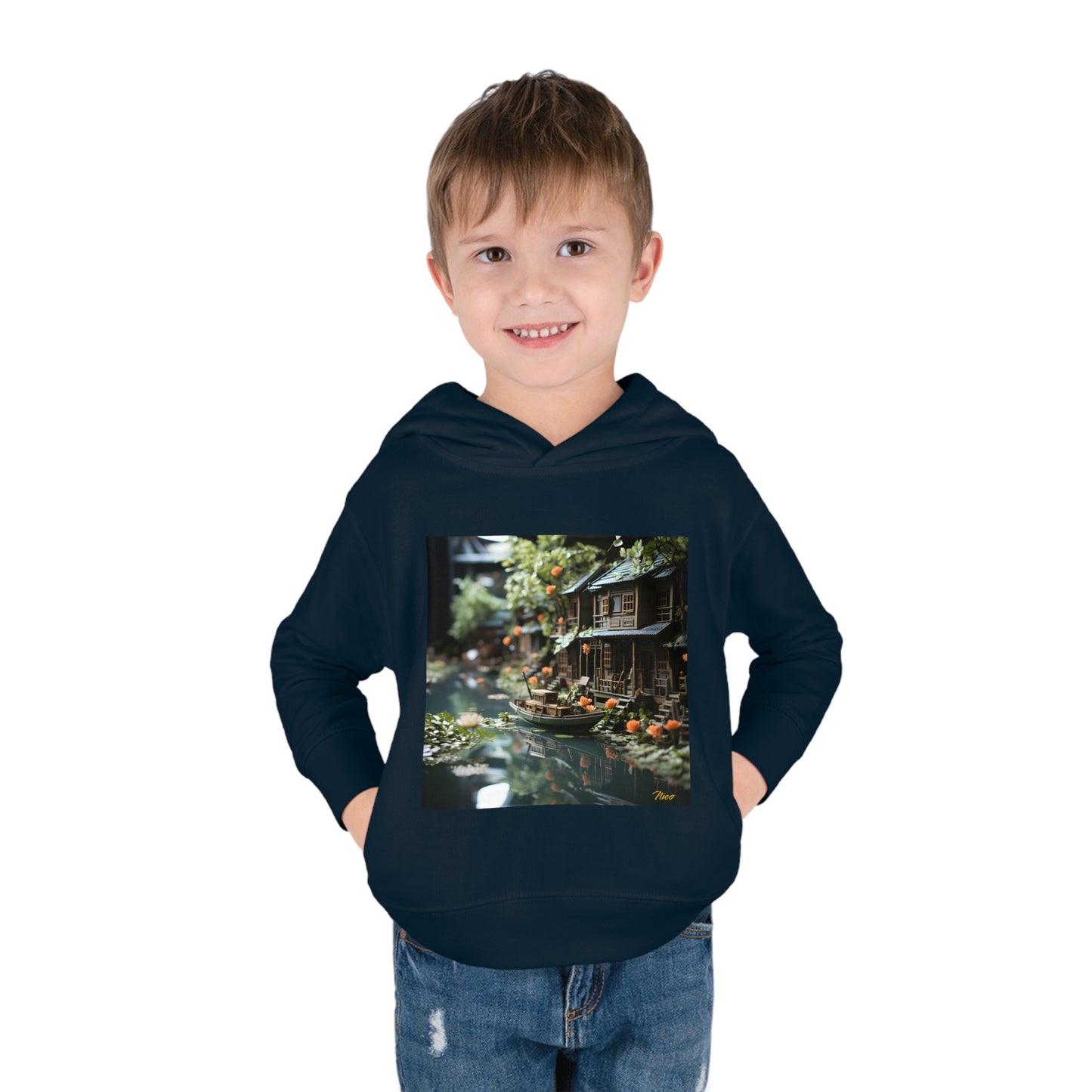 Born On A Bayou Series Print #9 Toddler Pullover Fleece Hoodie