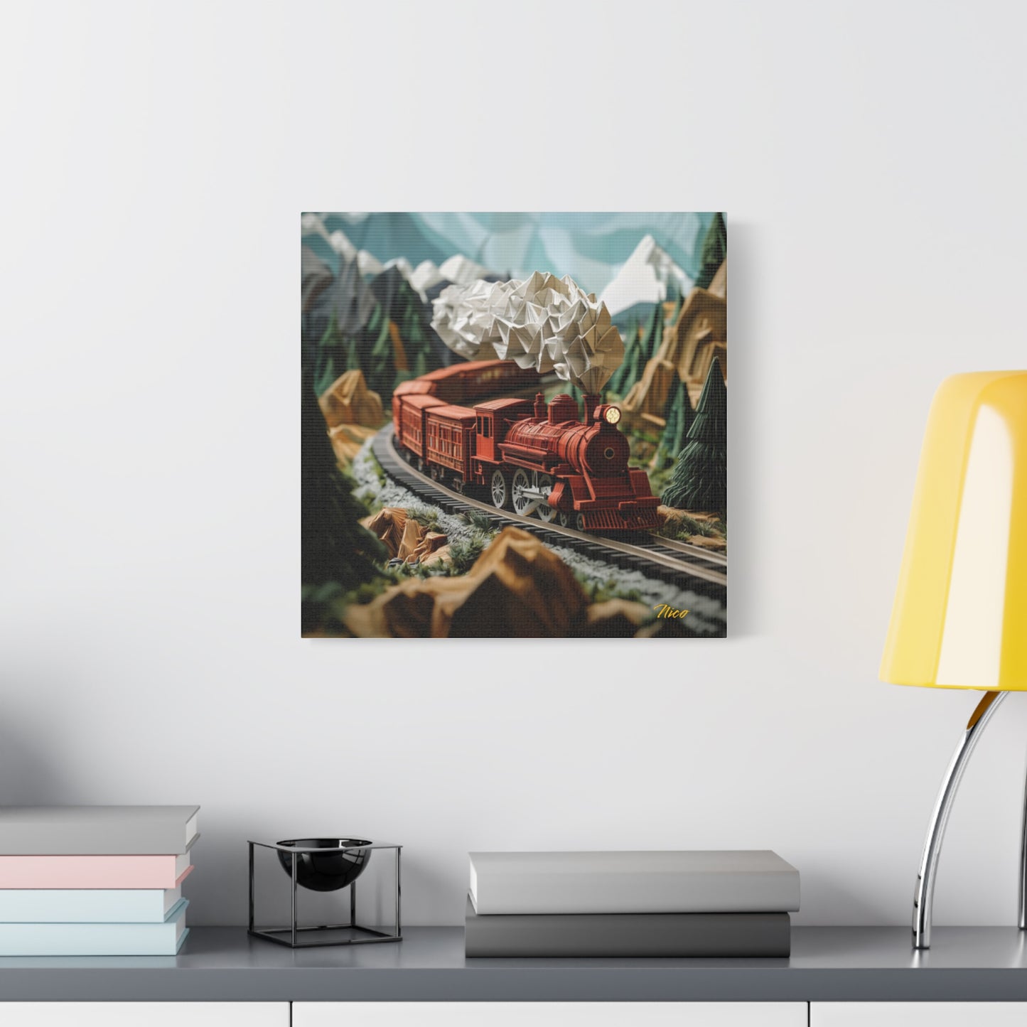 Orient Express Series Print #3 - Streched Matte Canvas Print, 1.25" Thick