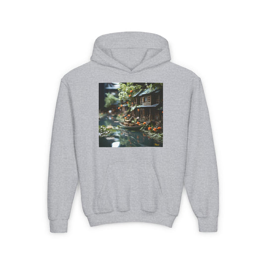 Born On A Bayou Series Print #9 Youth Heavy Blend Hooded Sweatshirt