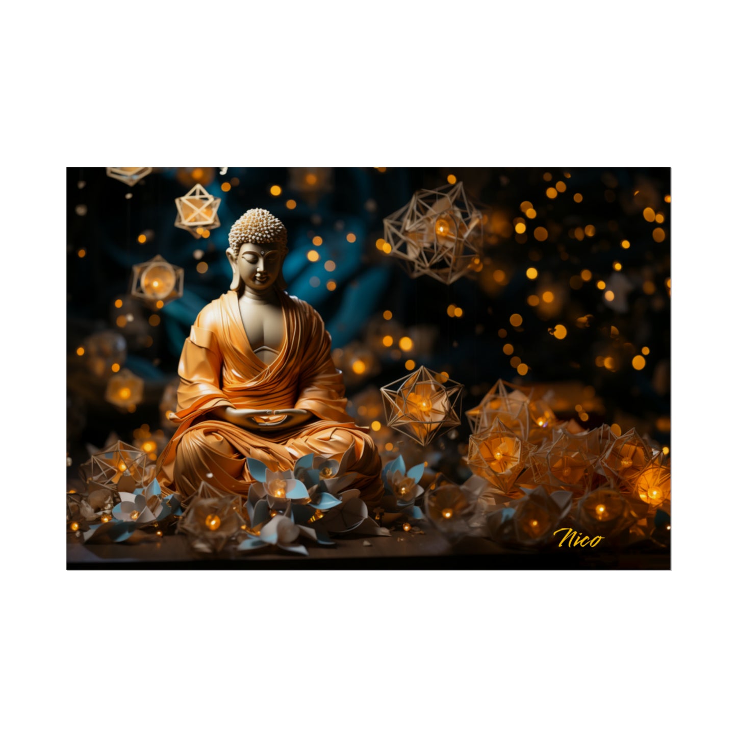 Ascending Buddha Series Print #8 - Fine Art, Matte or Semi-Gloss Print