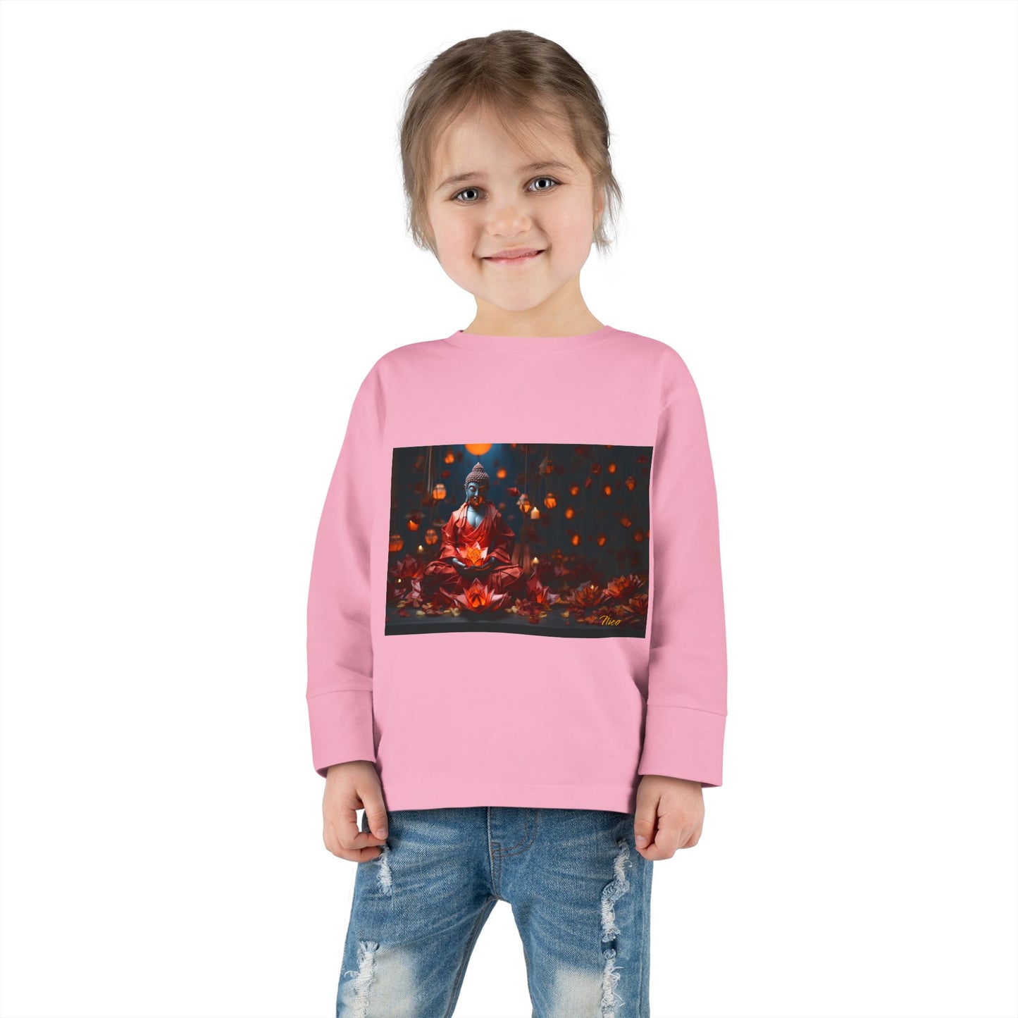 Ascending Buddha Series Print #2 Toddler Long Sleeve Tee