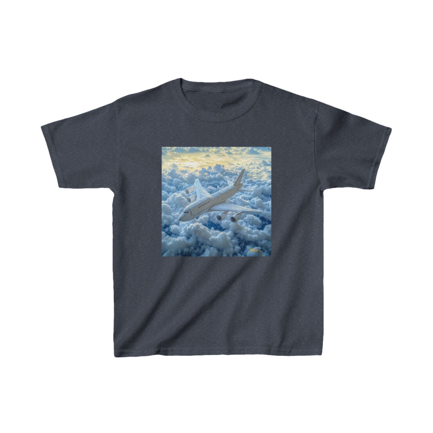 Frequent Flyer Miles Series Print #7 Kids Heavy Cotton™ Tee