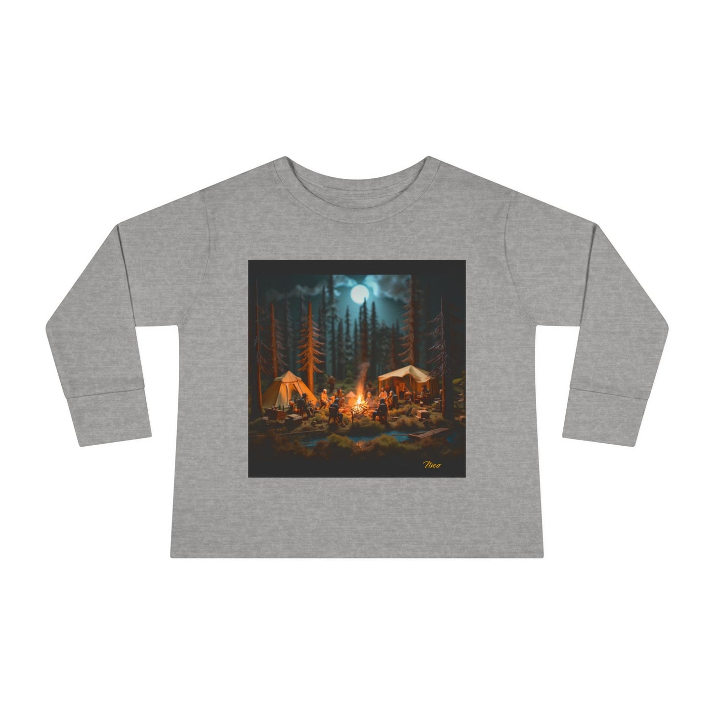 Under The Starry Skies Series Print #8 Toddler Long Sleeve Tee