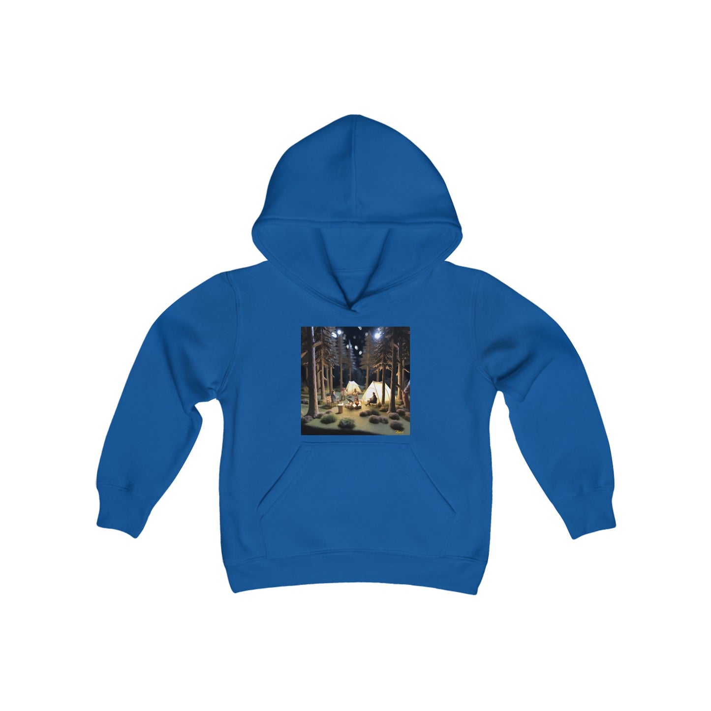 Under The Starry Skies Series Print #7 Youth Heavy Blend Hooded Sweatshirt