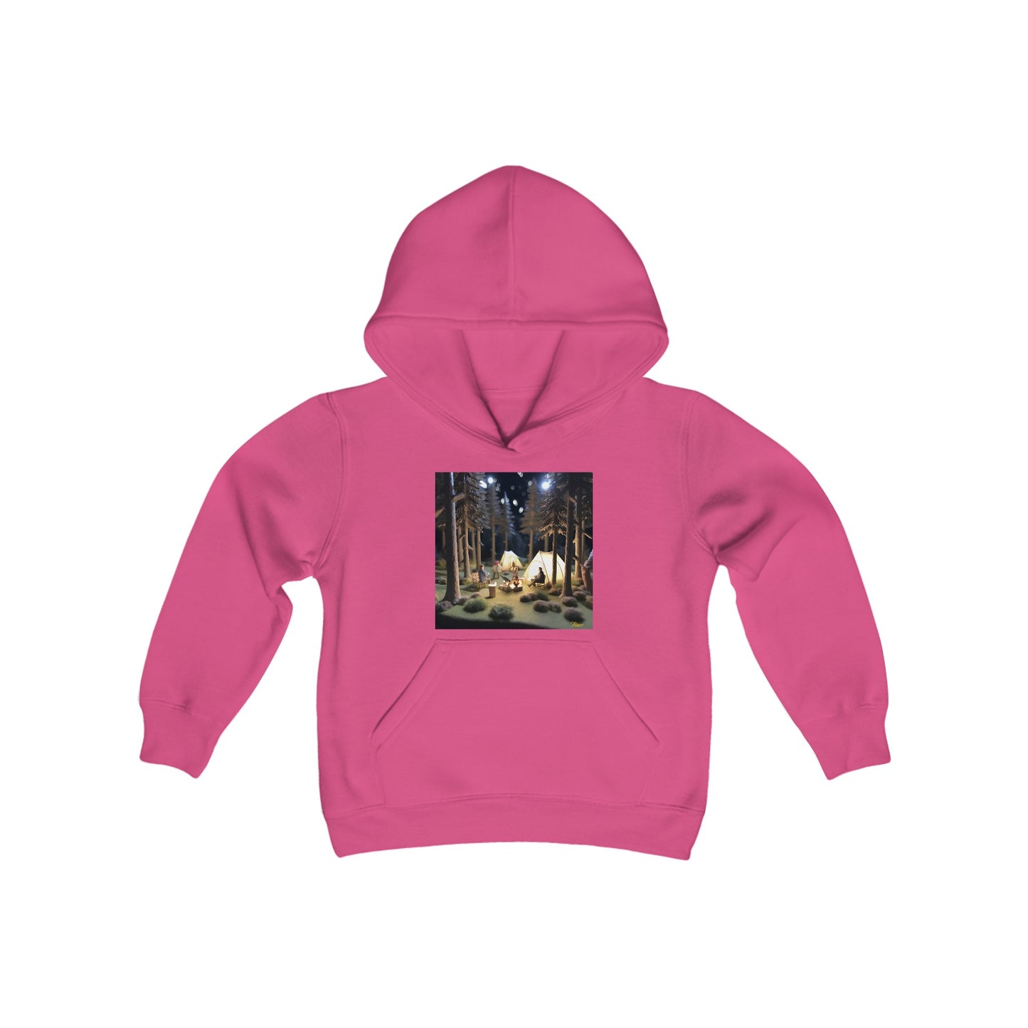 Under The Starry Skies Series Print #7 Youth Heavy Blend Hooded Sweatshirt