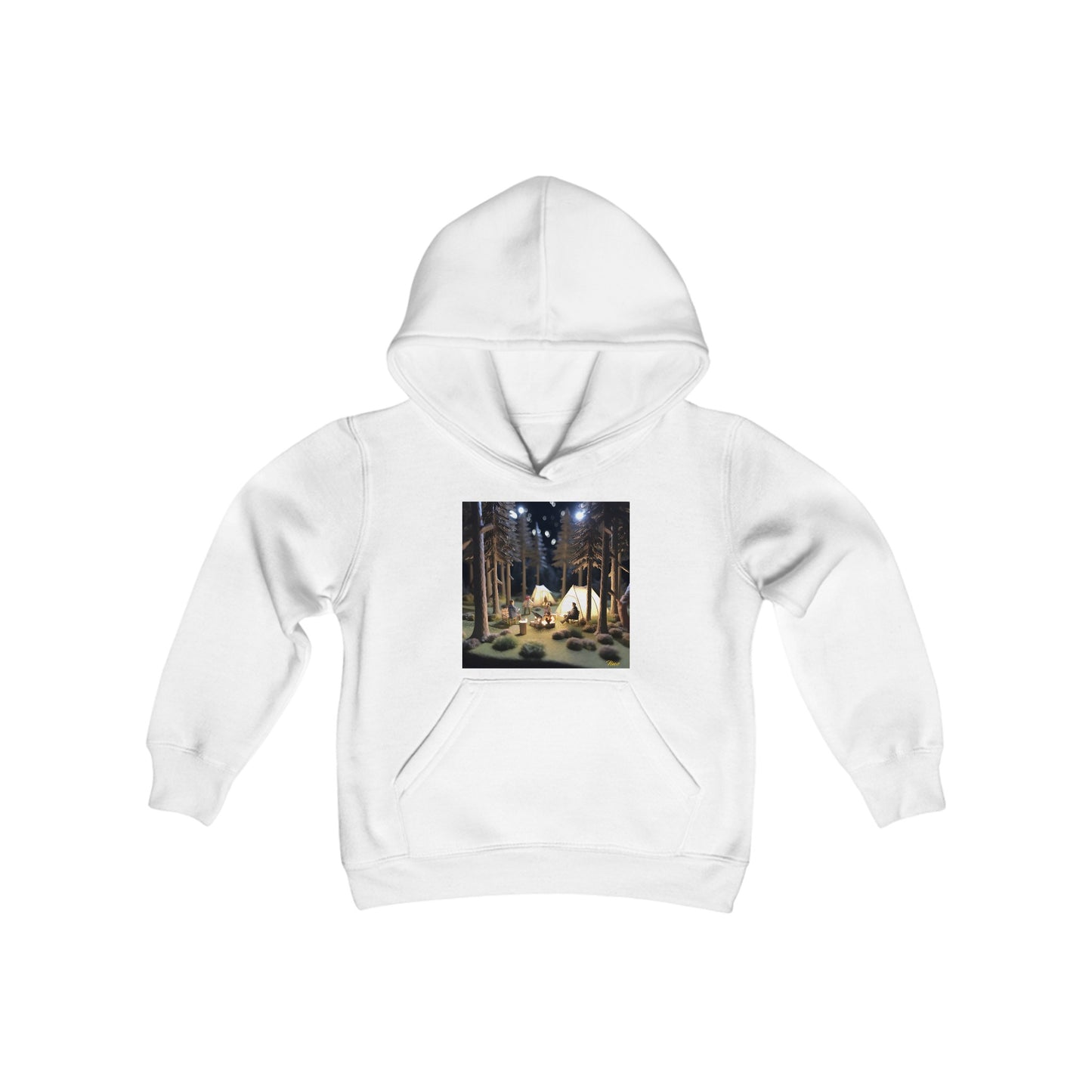 Under The Starry Skies Series Print #7 Youth Heavy Blend Hooded Sweatshirt