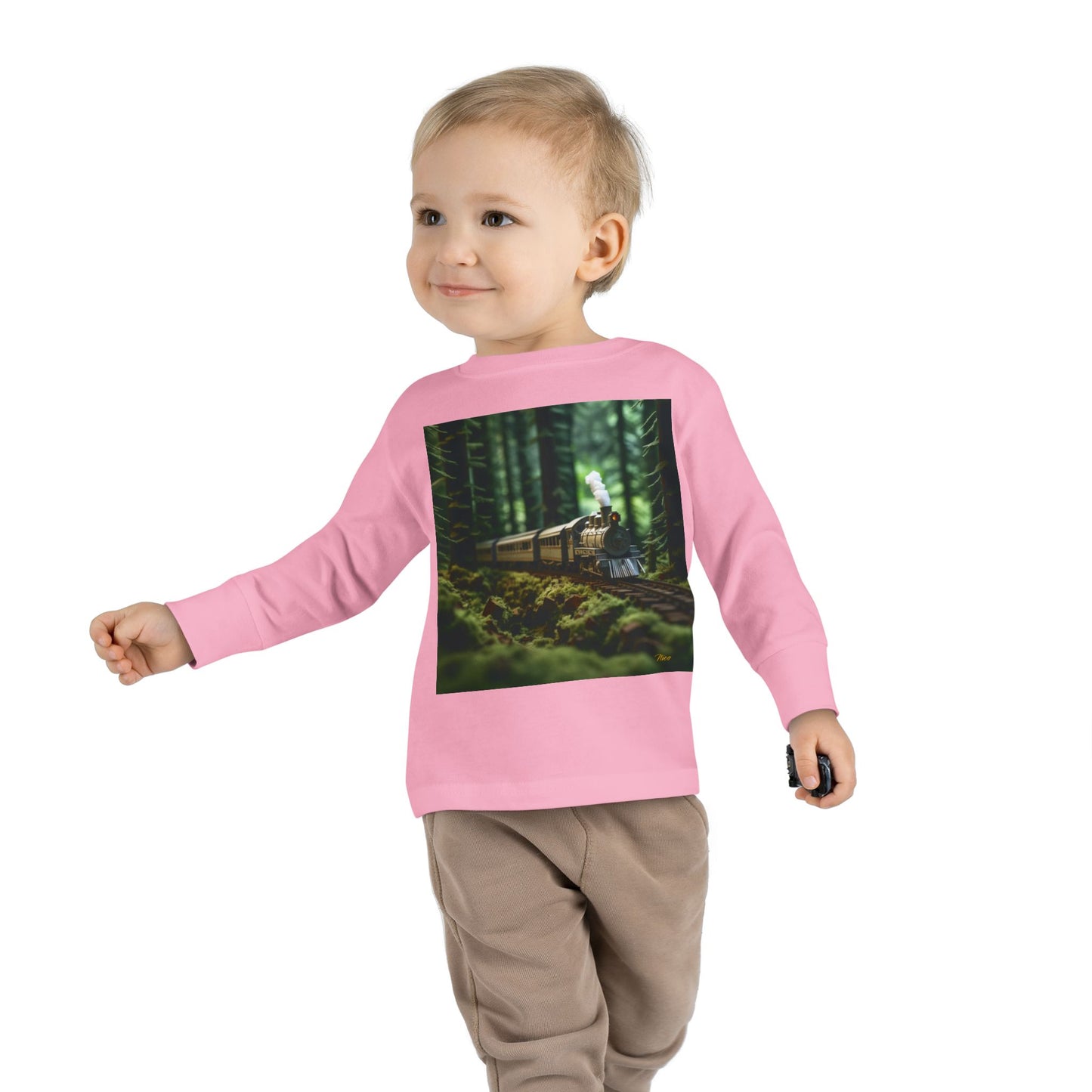 Orient Express Series Print #7 Toddler Long Sleeve Tee