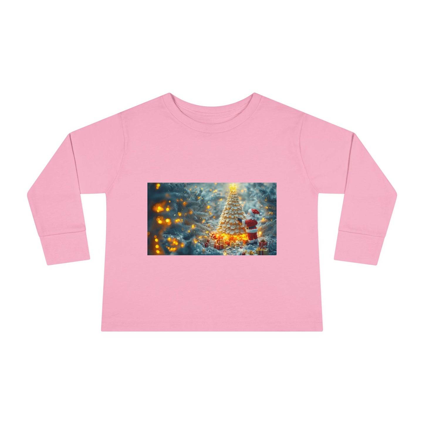 Chirstmas 2024 Series Print #10 Toddler Long Sleeve Tee