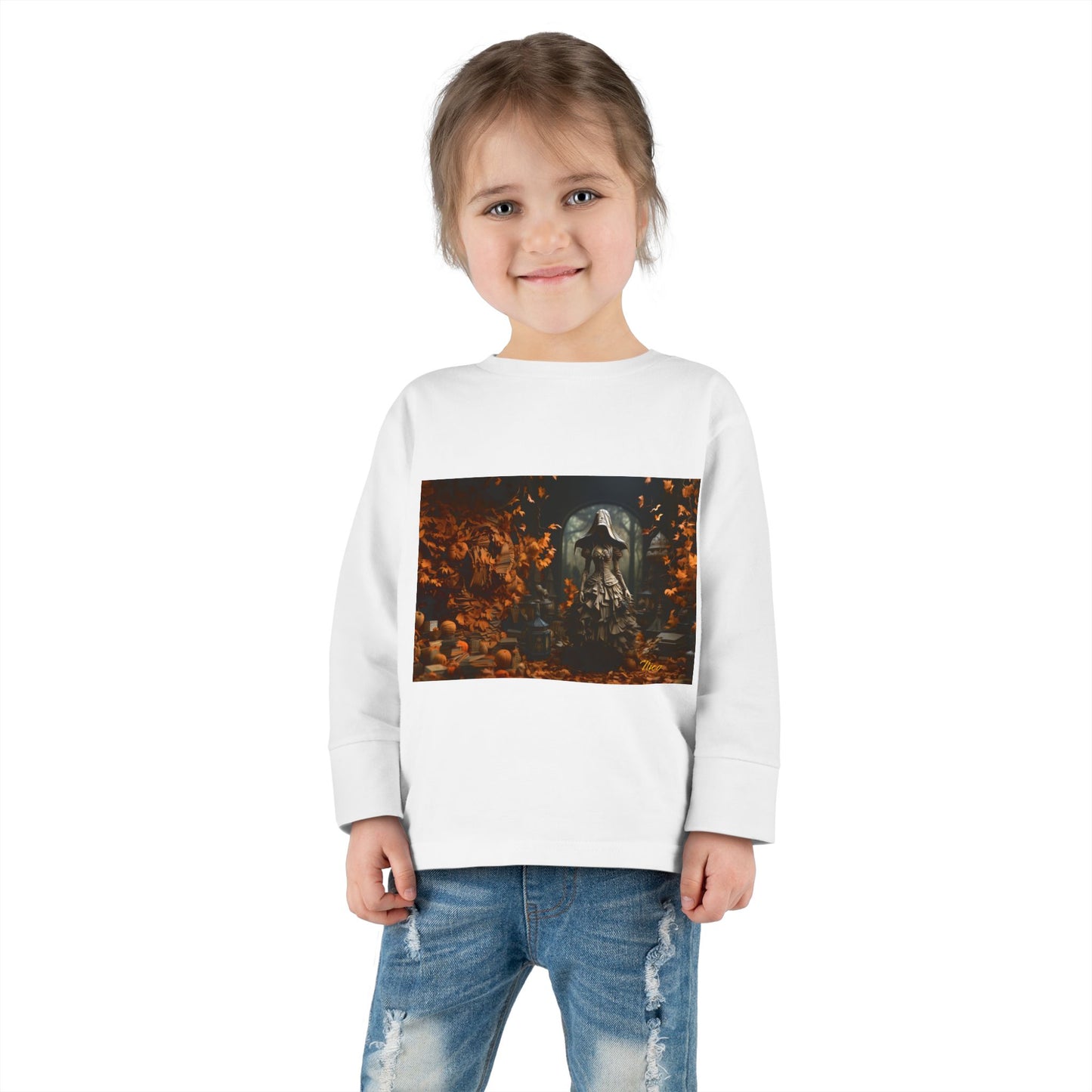 Halloween 2024 Series Print #7 Toddler Long Sleeve Tee