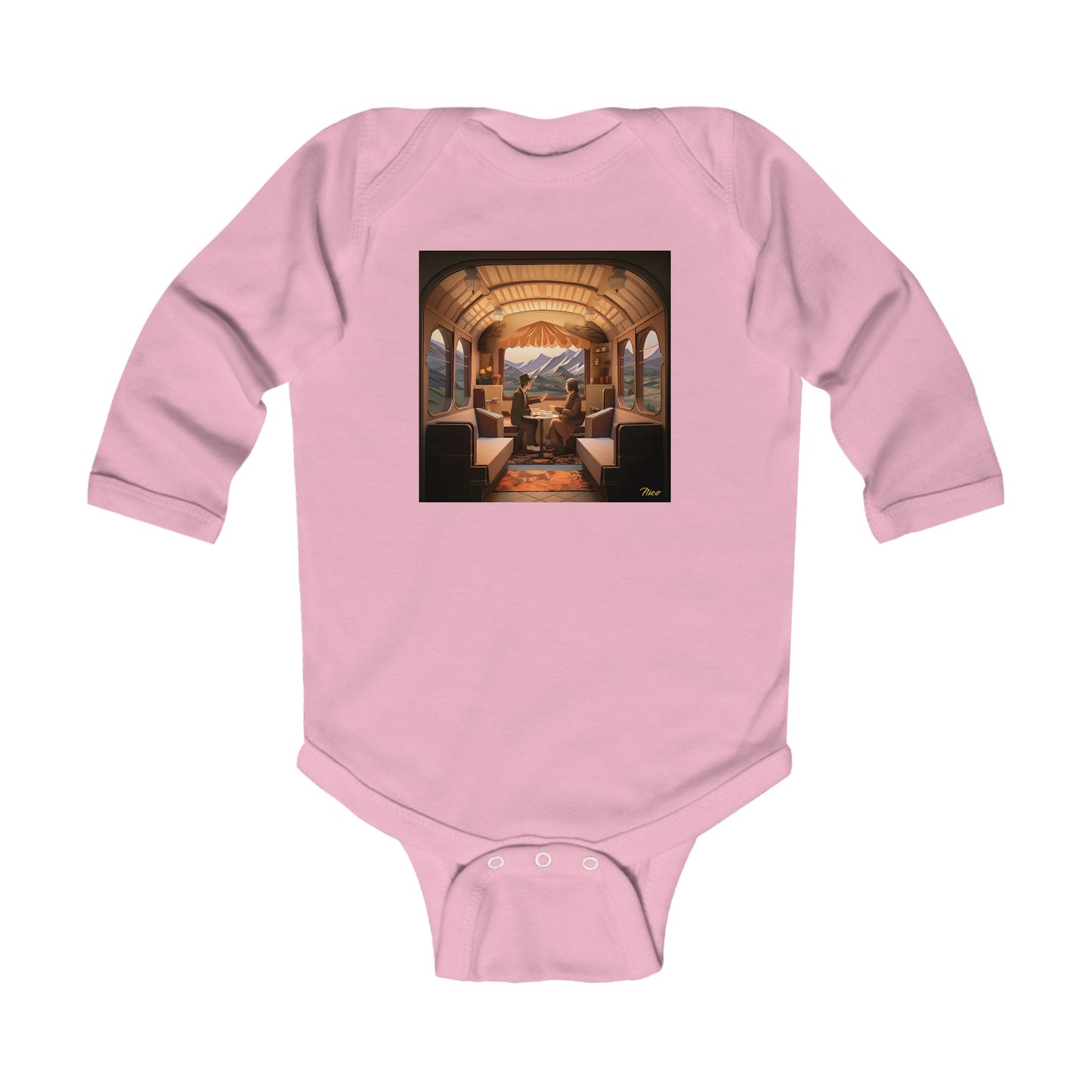 Orient Express Series Print #10 Infant Long Sleeve Bodysuit