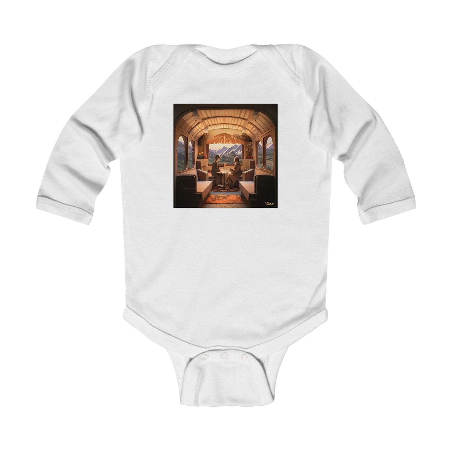 Orient Express Series Print #10 Infant Long Sleeve Bodysuit