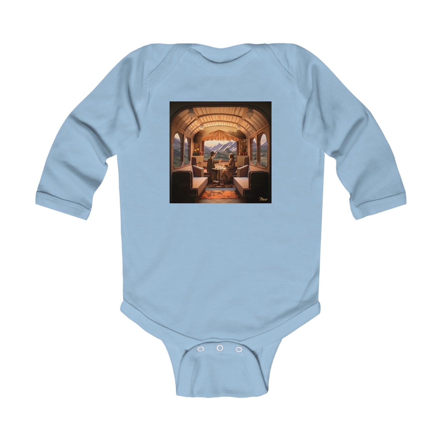 Orient Express Series Print #10 Infant Long Sleeve Bodysuit