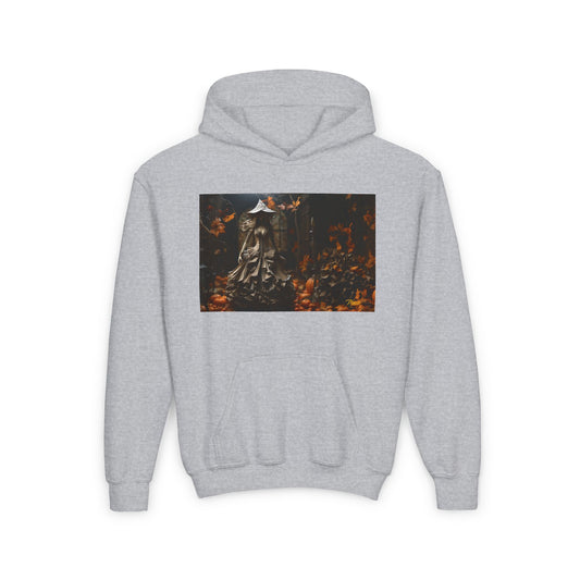 Halloween 2024 Series Print #1 Youth Heavy Blend Hooded Sweatshirt