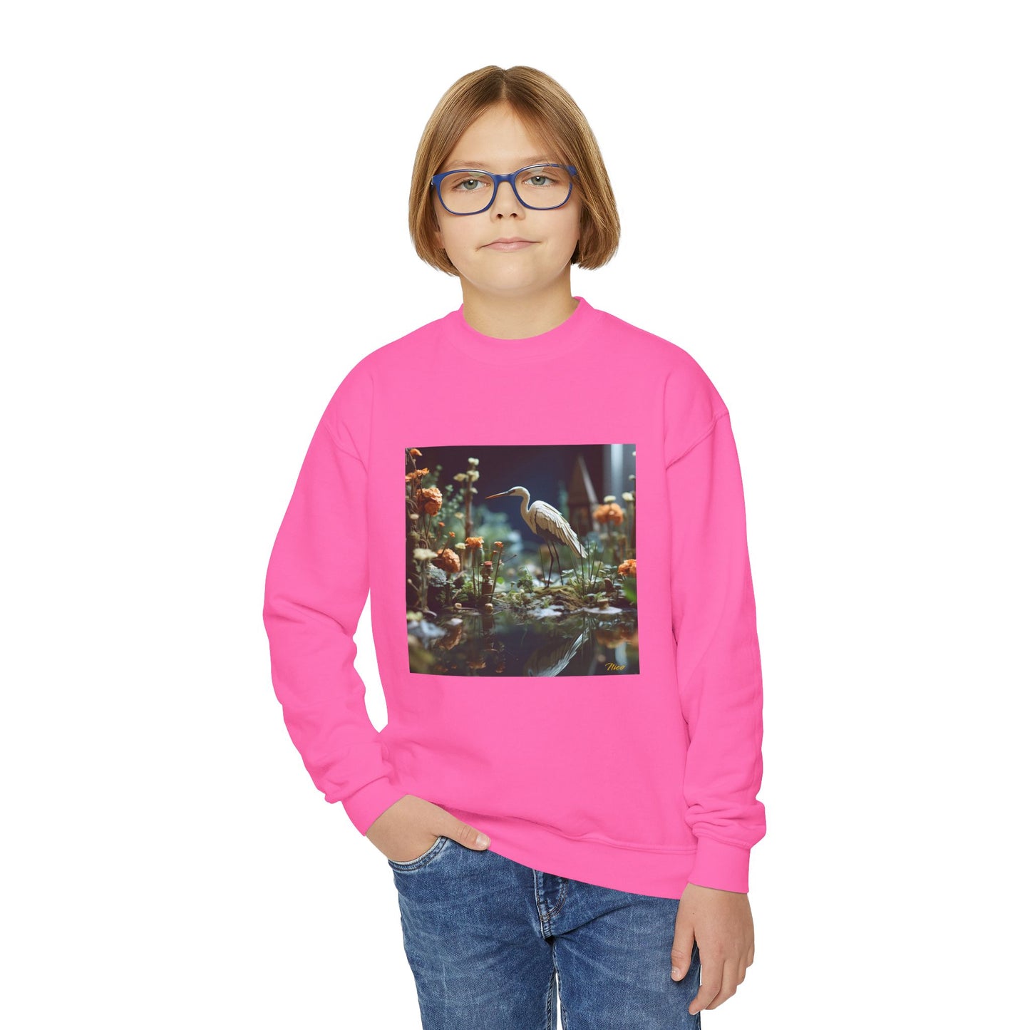 Born On A Bayou Series Print #1 Youth Crewneck Sweatshirt