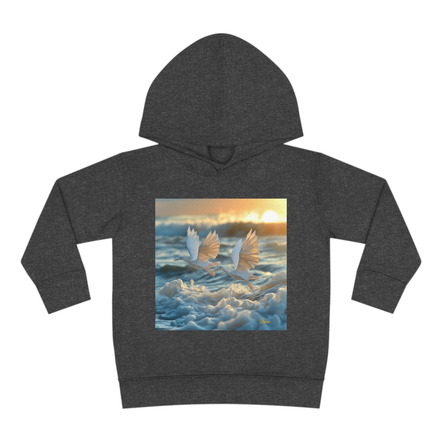 By The Seaside Series Print #5 Toddler Pullover Fleece Hoodie