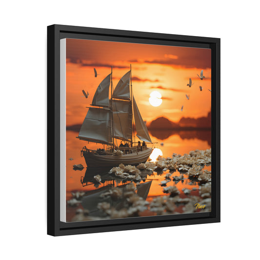 Into The Sunset Series Print #9 - Black Framed Canvas Print