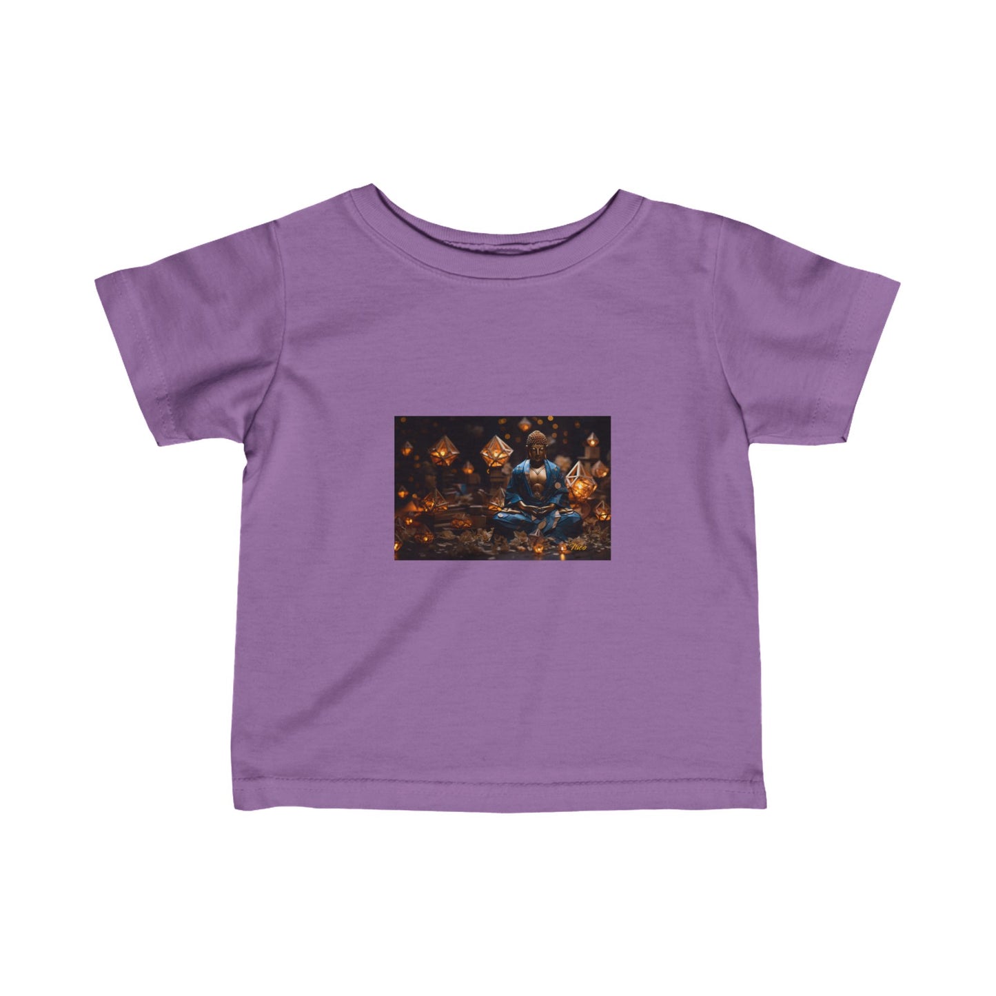 Ascending Buddah Series Print #3 Series Print #10 Infant Fine Jersey Tee