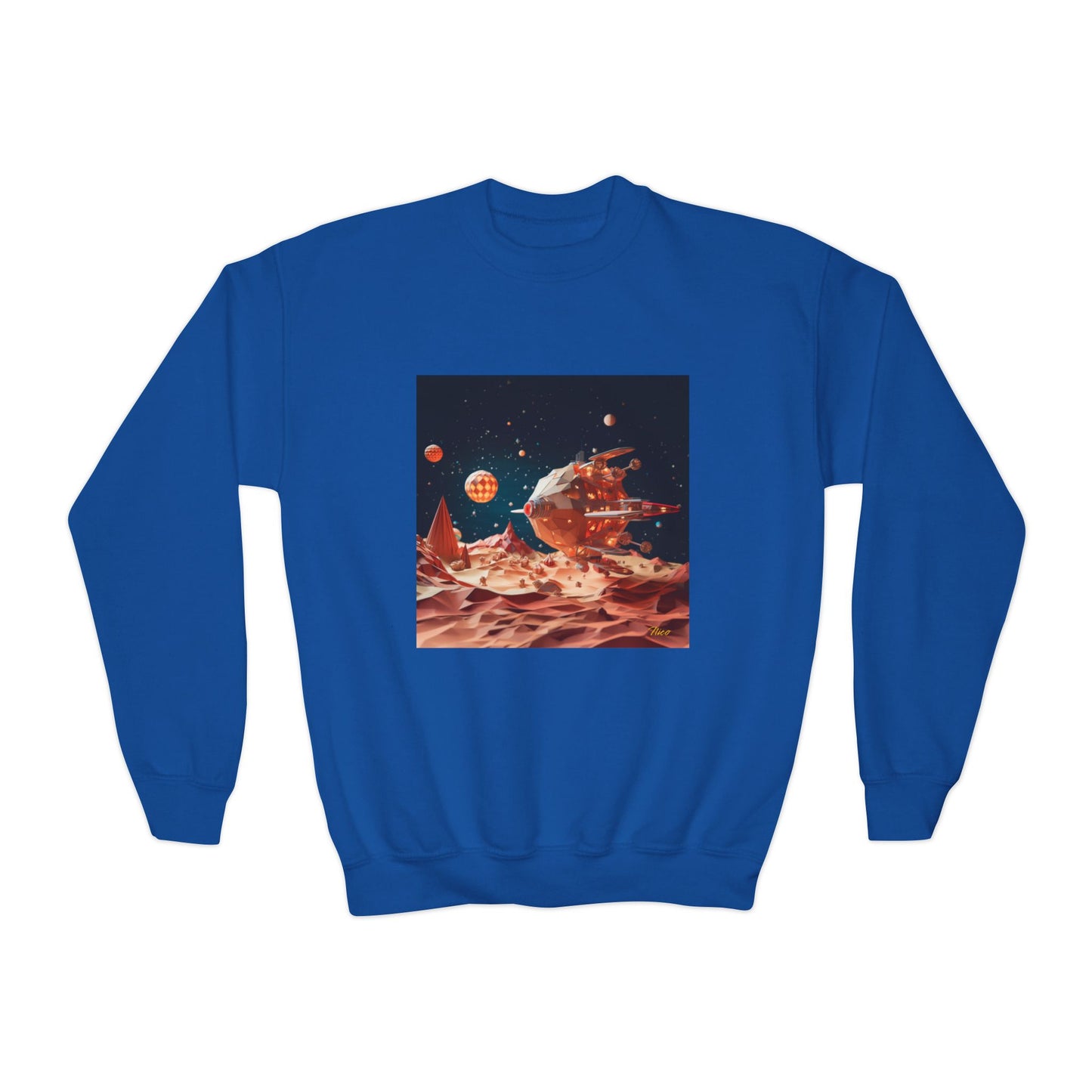 Elons' Dream Series Print #5 Youth Crewneck Sweatshirt