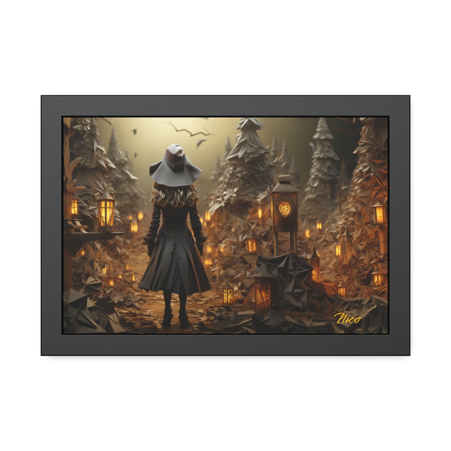 Halloween 2024 Series Print #3 - Framed Fine Art Paper Print