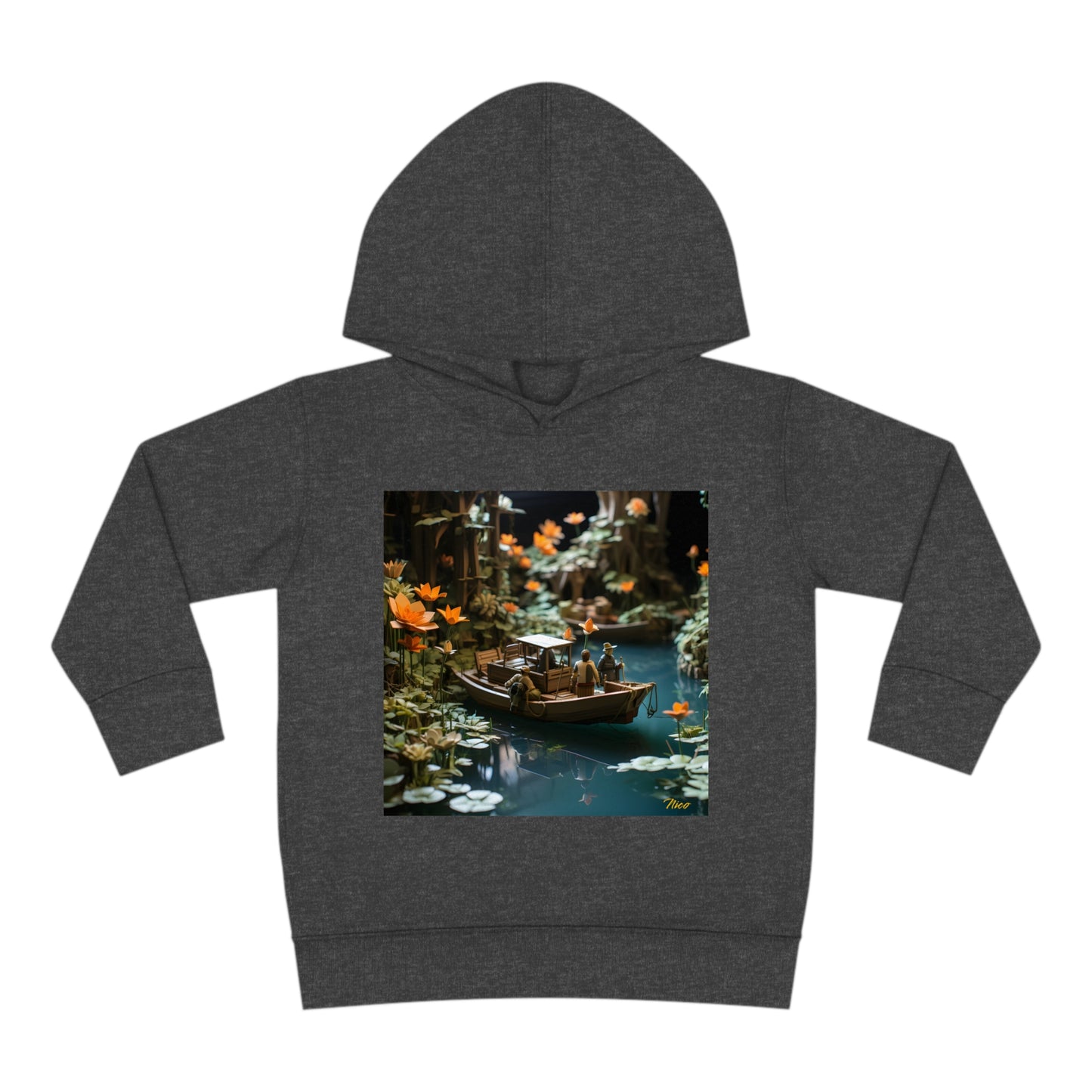 Born On A Bayou Series Print #4 Toddler Pullover Fleece Hoodie