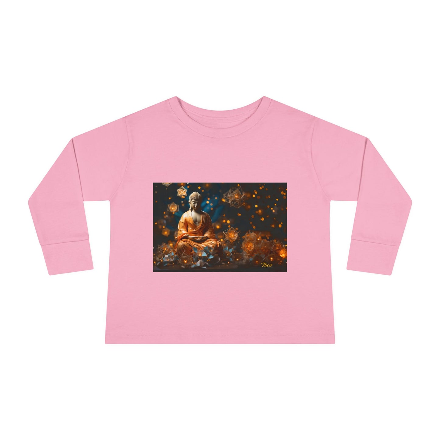 Ascending Buddha Series Print #8 Toddler Long Sleeve Tee