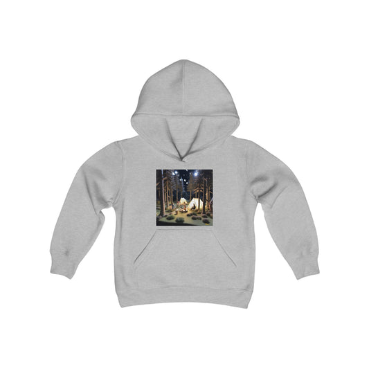 Under The Starry Skies Series Print #7 Youth Heavy Blend Hooded Sweatshirt