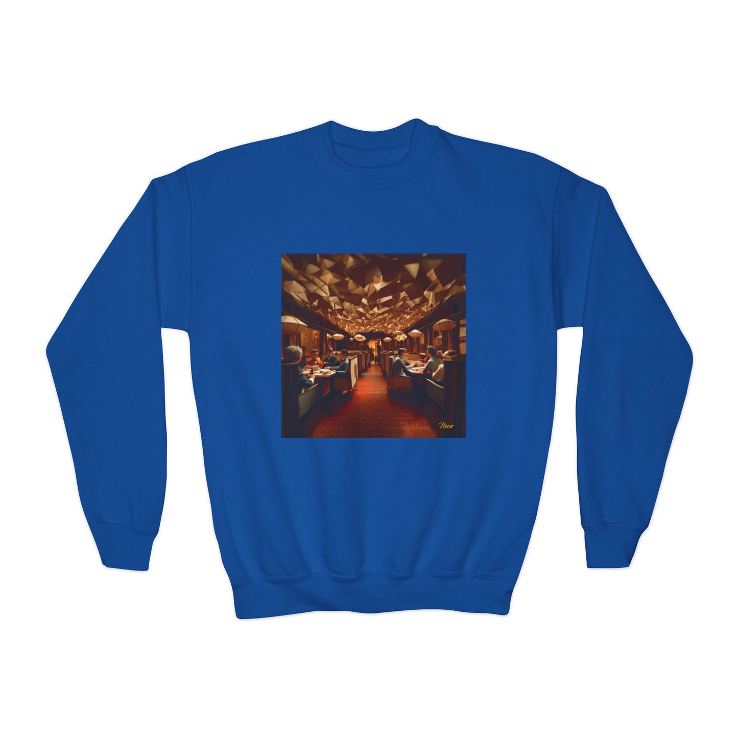 Orient Express Series Print #2 Youth Crewneck Sweatshirt