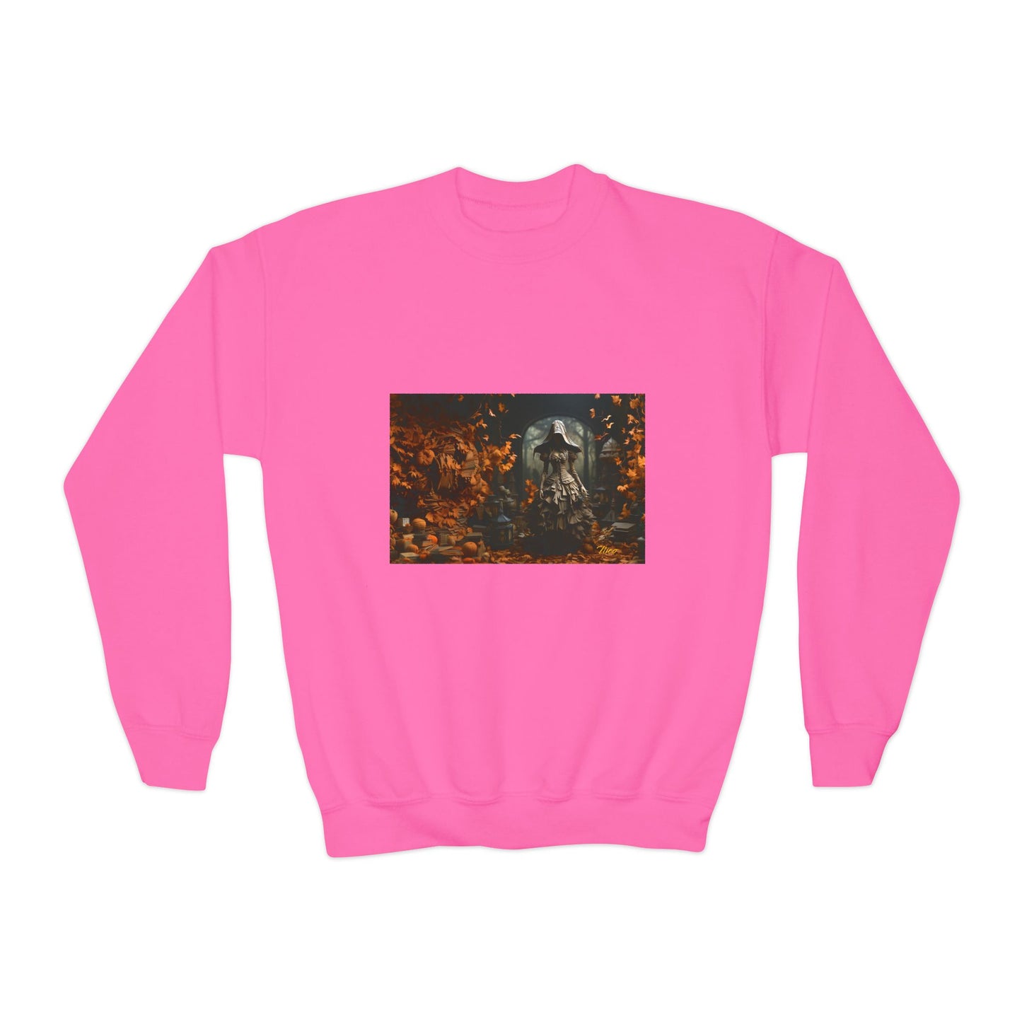 Halloween 2024 Series Print #7 Youth Crewneck Sweatshirt