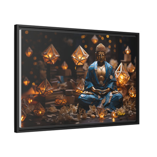 Ascending Buddha Series Print #3 - Black Framed Canvas Print