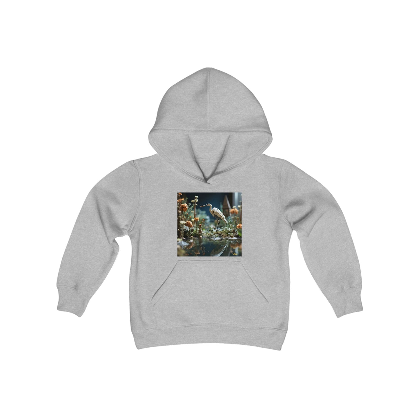 Born On A Bayou Series Print #1 Youth Heavy Blend Hooded Sweatshirt